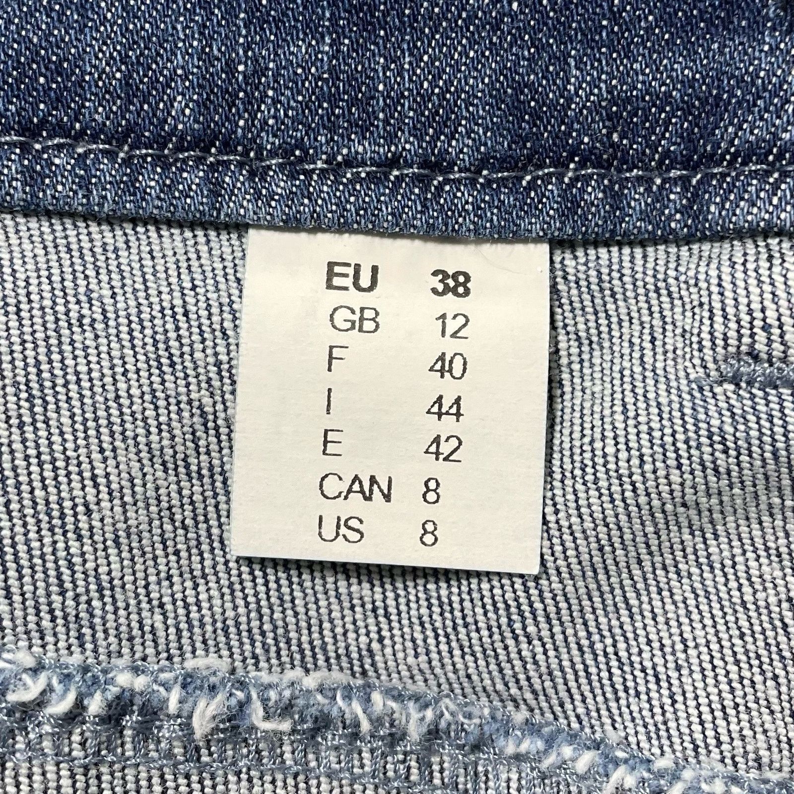 Other Robell Culotte Cropped Trouser Jeans Raw Hem 64 Blue Size 8 Size 30" / US 8 / IT 44 - 4 Thumbnail