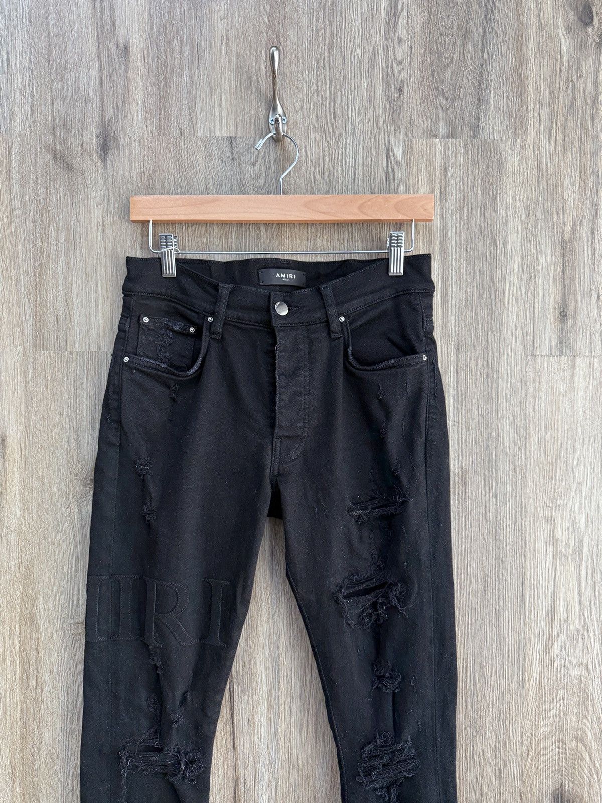 Amiri Amiri Black Denim Jeans Size US 31 - 2 Thumbnail