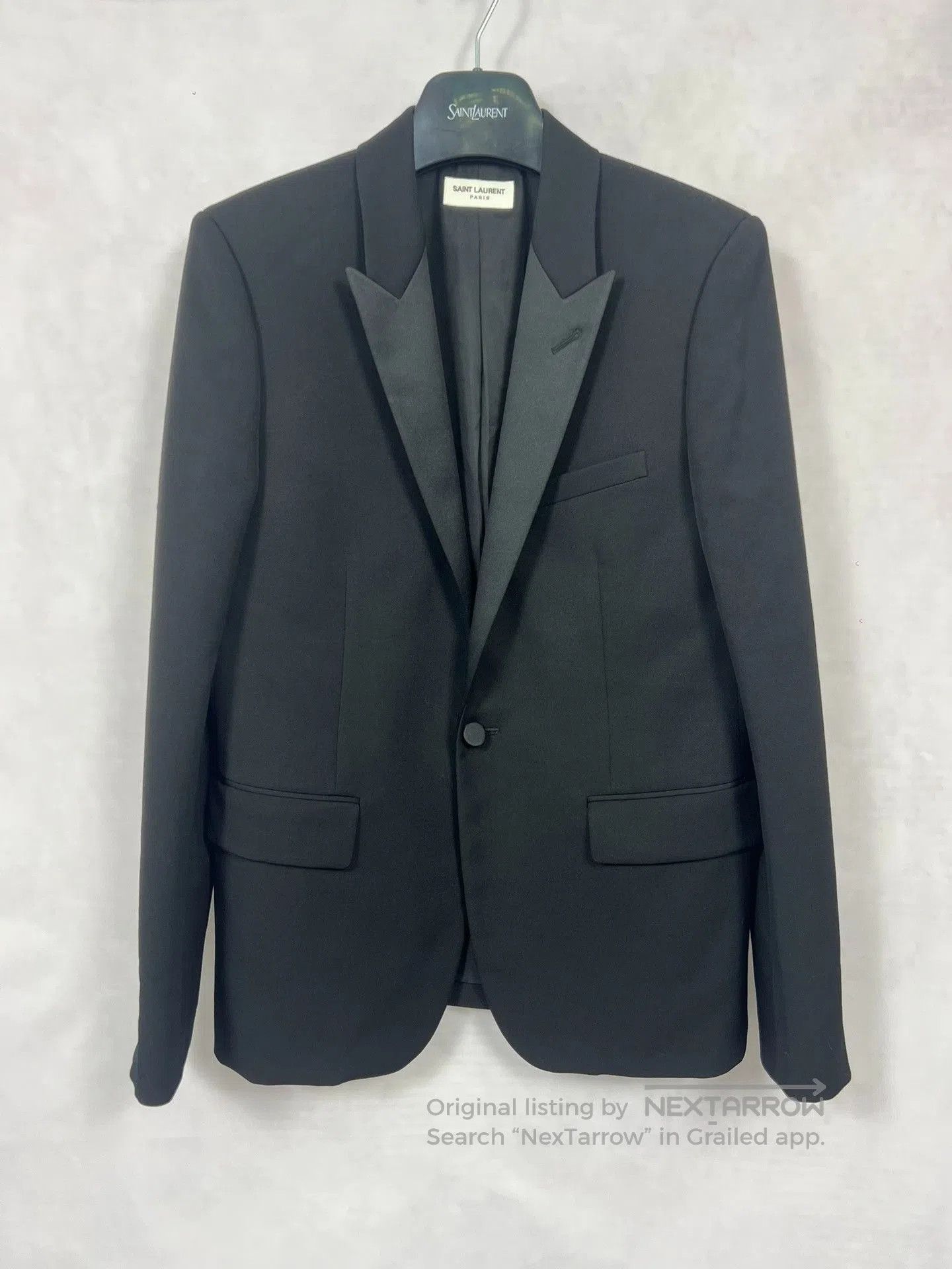 Saint Laurent Paris Saint Laurent Le Smoking Black Suit Jacket. Size US M / EU 48-50 / 2 - 1 Thumbnail
