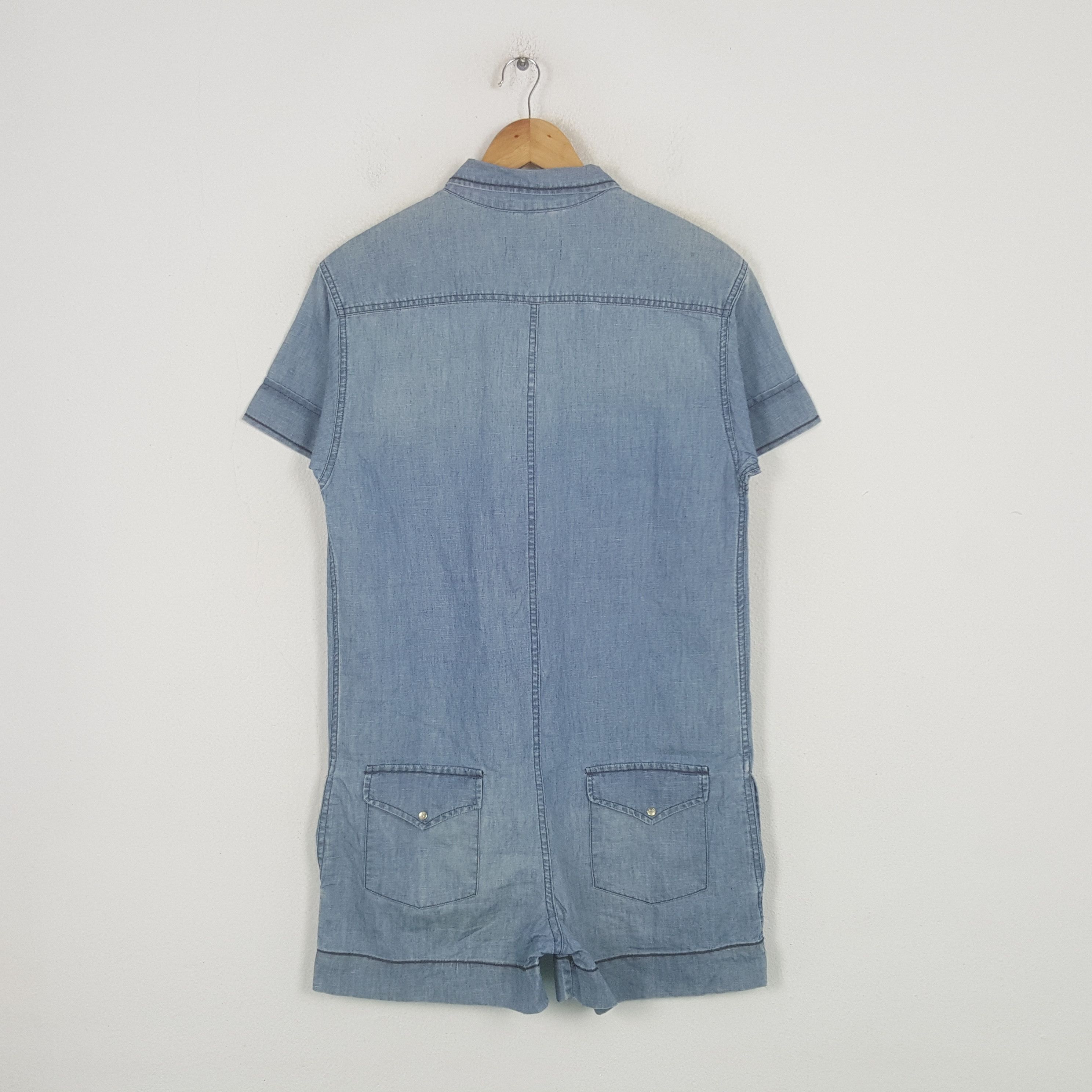 Isabel Marant Etoile Vintage Etole Isabel Marant Designer Denim Jumpsuit C301N38 Size S / US 4 / IT 40 - 3 Thumbnail
