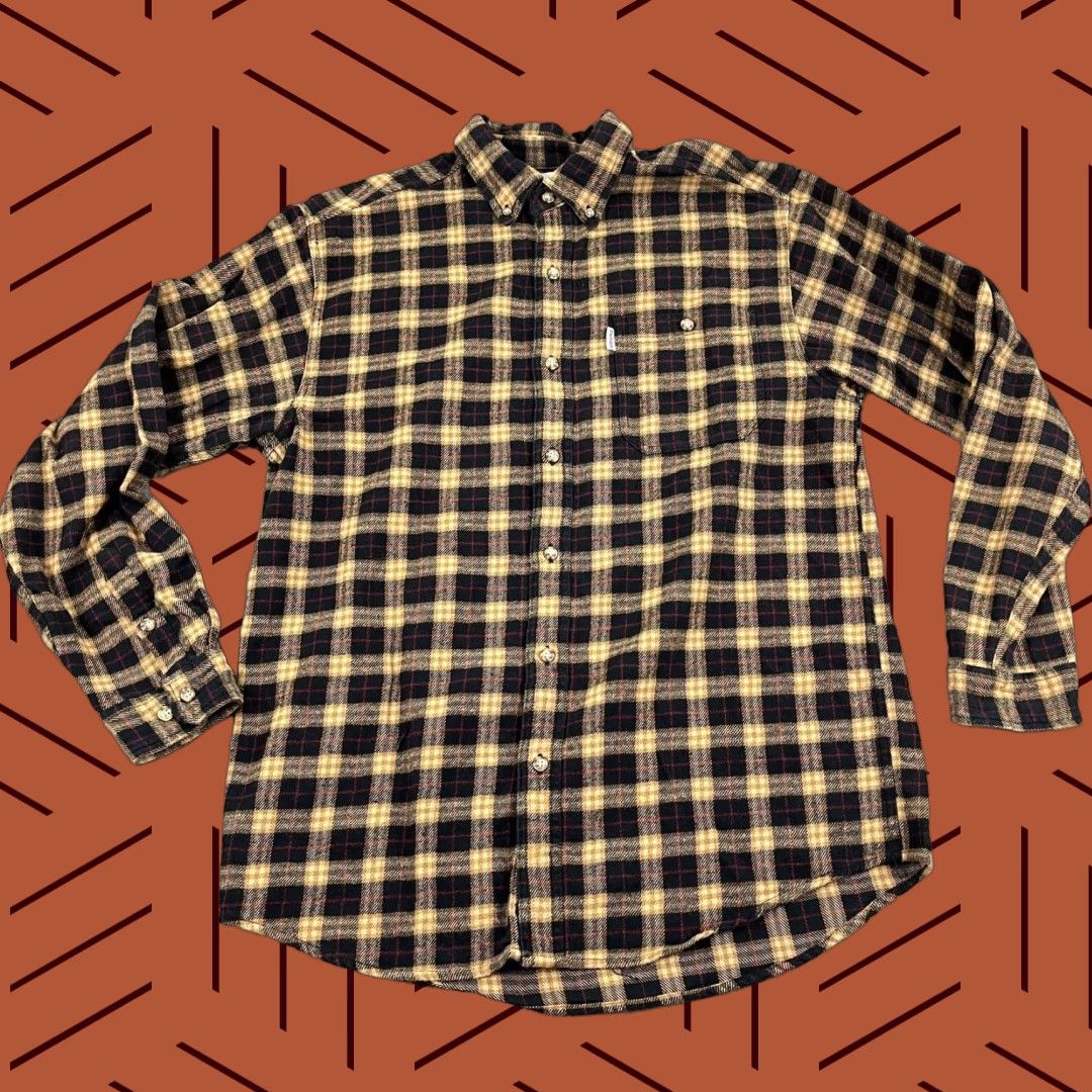 Carhartt Carhartt Shirt Men Large Multicolor Plaid Flannel Button-Up L/S Workwear Mens Size US L / EU 52-54 / 3 - 1 Thumbnail