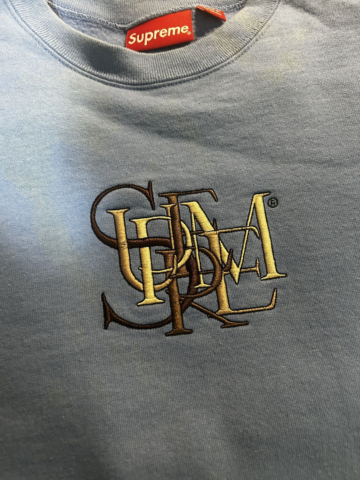 Supreme Supreme Overlap Crewneck | Grailed