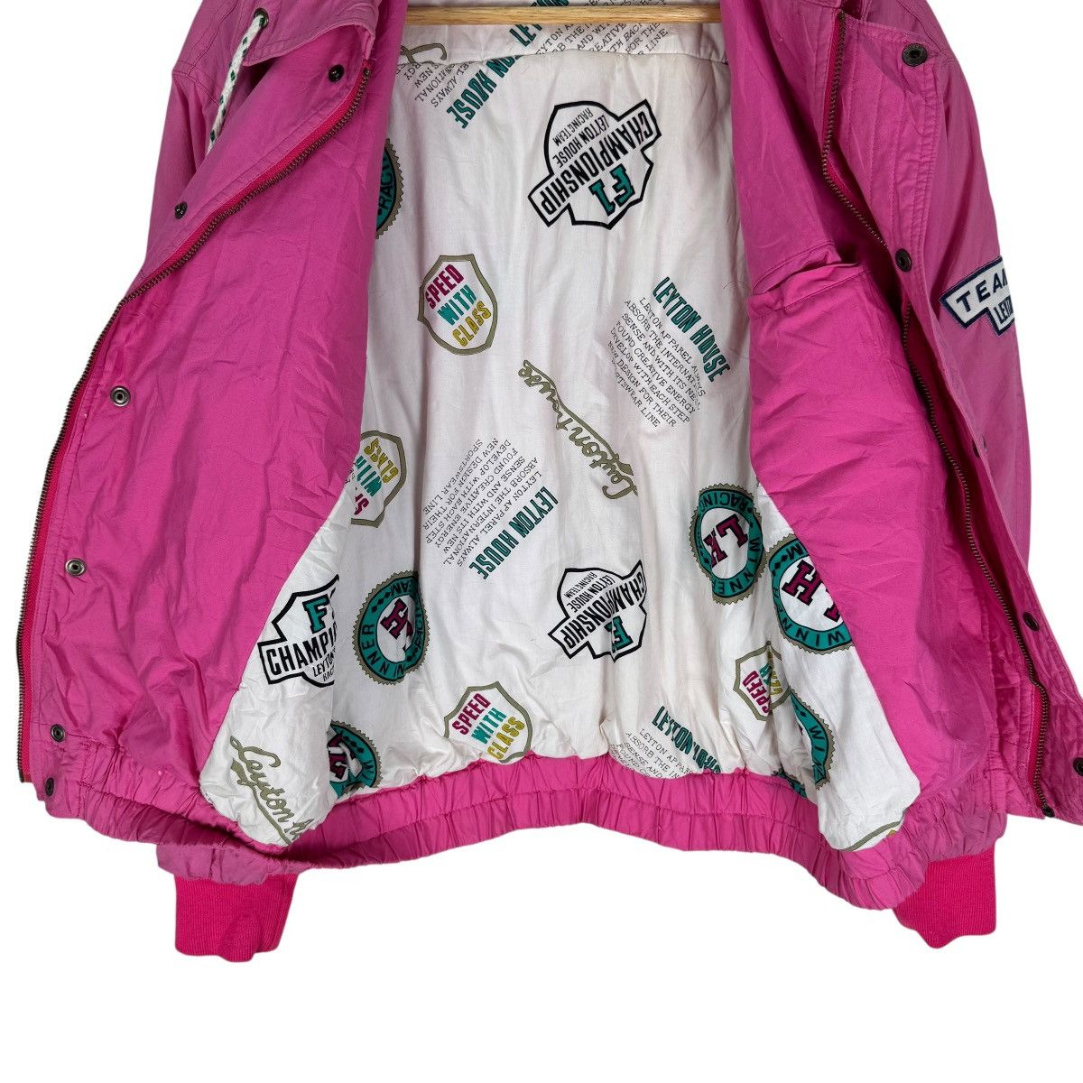 Sports Specialties ☀️LEYTON HOUSE TEAM CREW RACING BOMBER JACKET Size L / US 10 / IT 46 - 9 Thumbnail