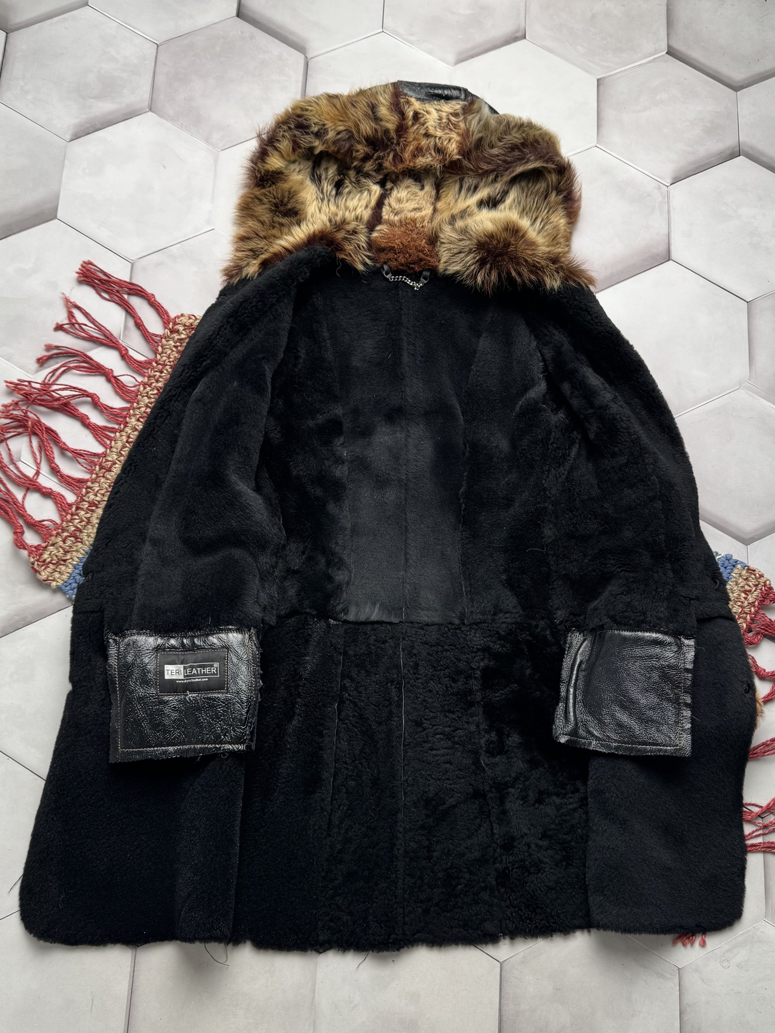 Japanese Brand Vintage Real Sheepskin Hooded Coat (E4) Size S / US 4 / IT 40 - 9 Thumbnail