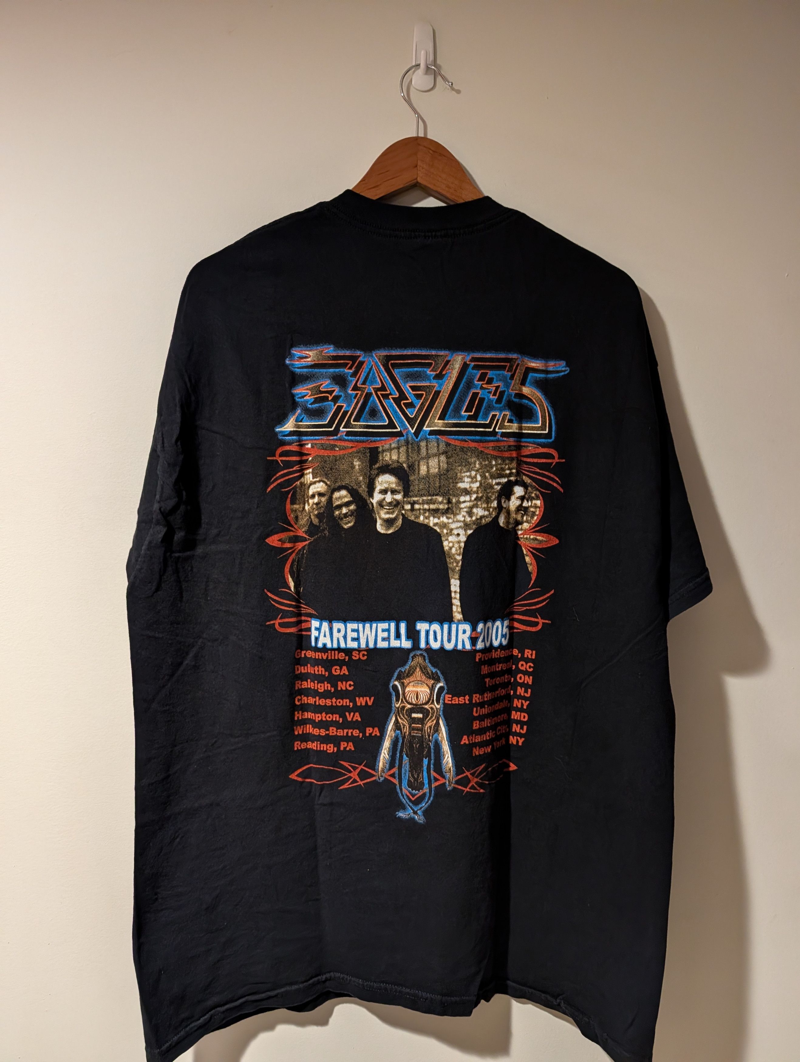 Band Tees VTG 2005 The Eagles Farewell Tour T-Shirt Band Photo Concert Size US XL / EU 56 / 4 - 4 Thumbnail