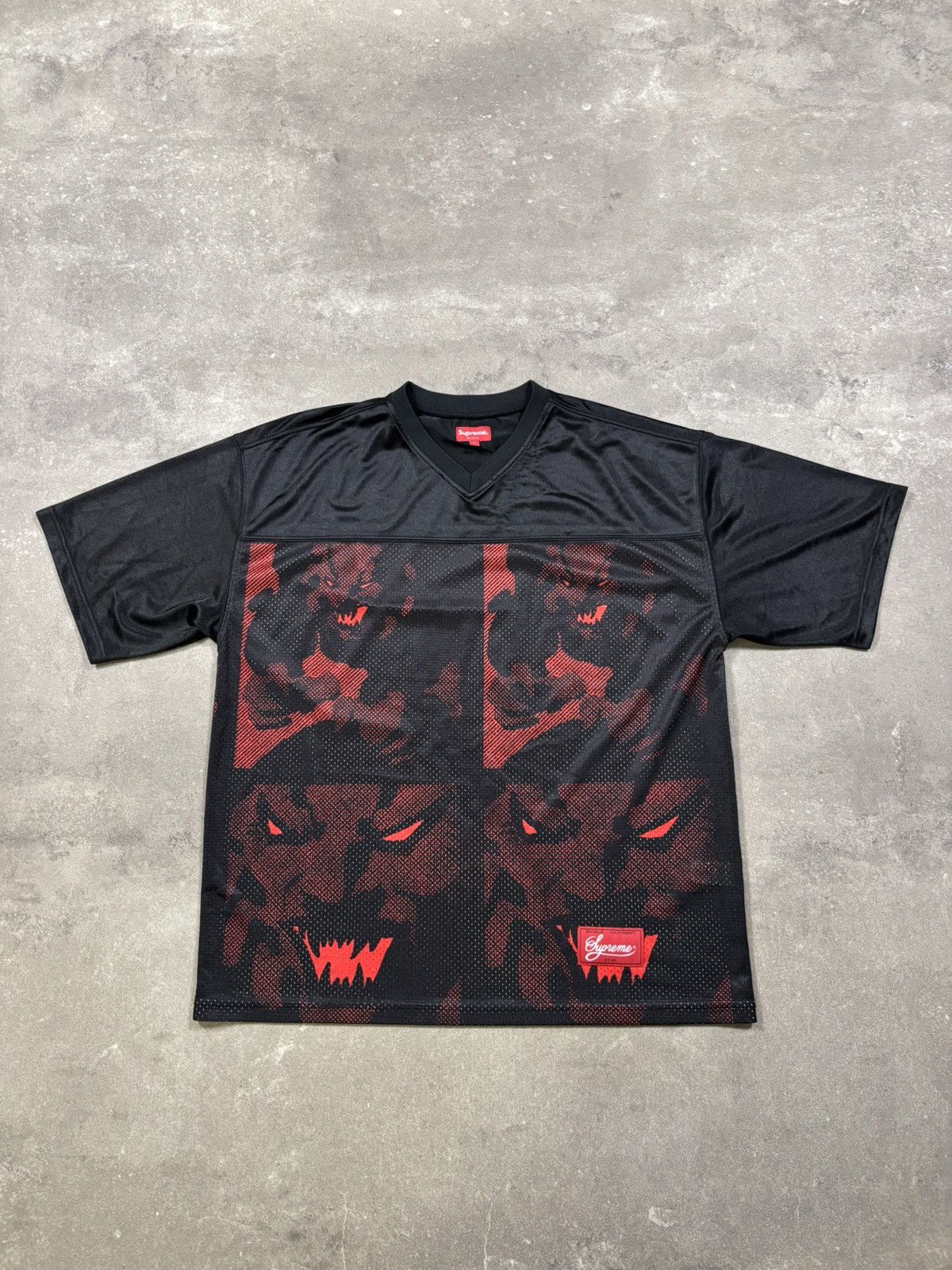 Streetwear × Supreme Supreme - spiderweb football jersey | Grailed