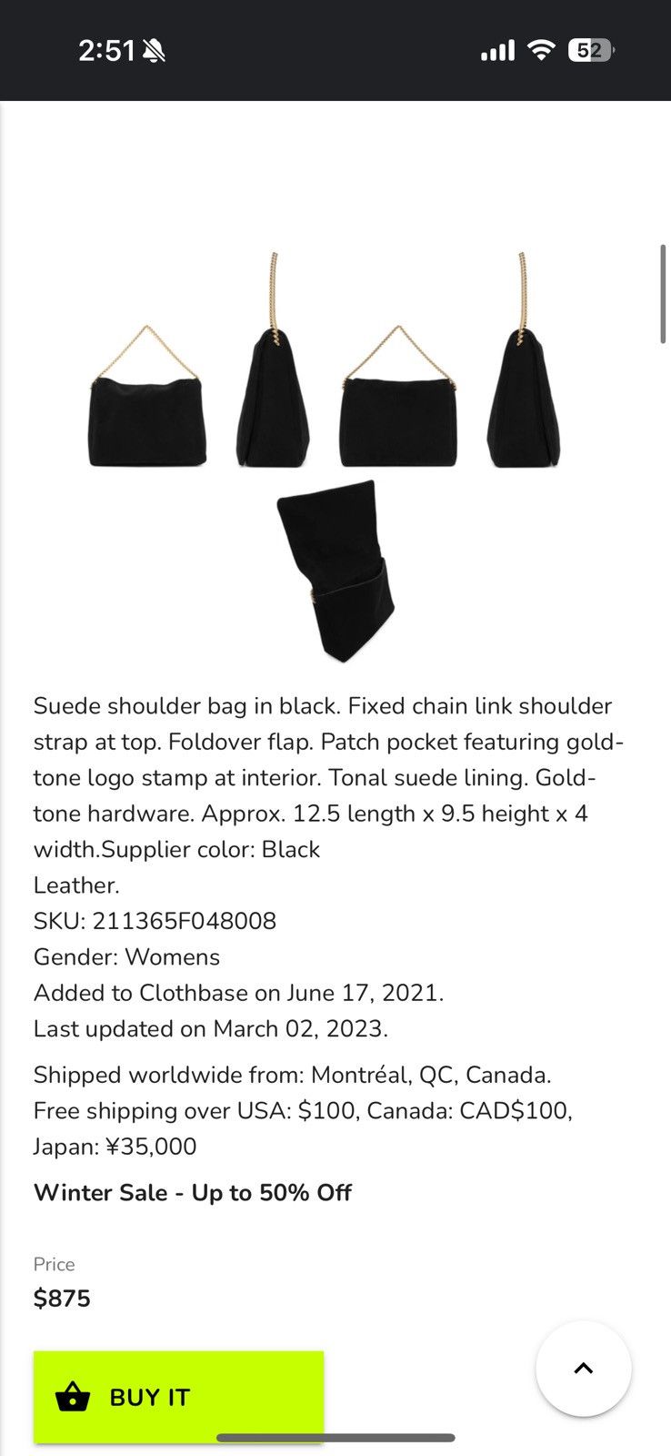 NEOUS NEOUS Black Suede Orbit Bag Size ONE SIZE - 4 Thumbnail
