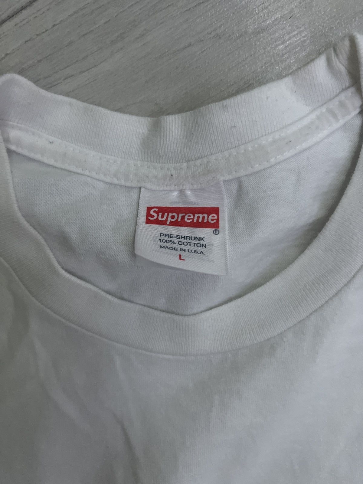 Supreme Supreme Banner Tee (FW23) White Size US L / EU 52-54 / 3 - 3 Thumbnail