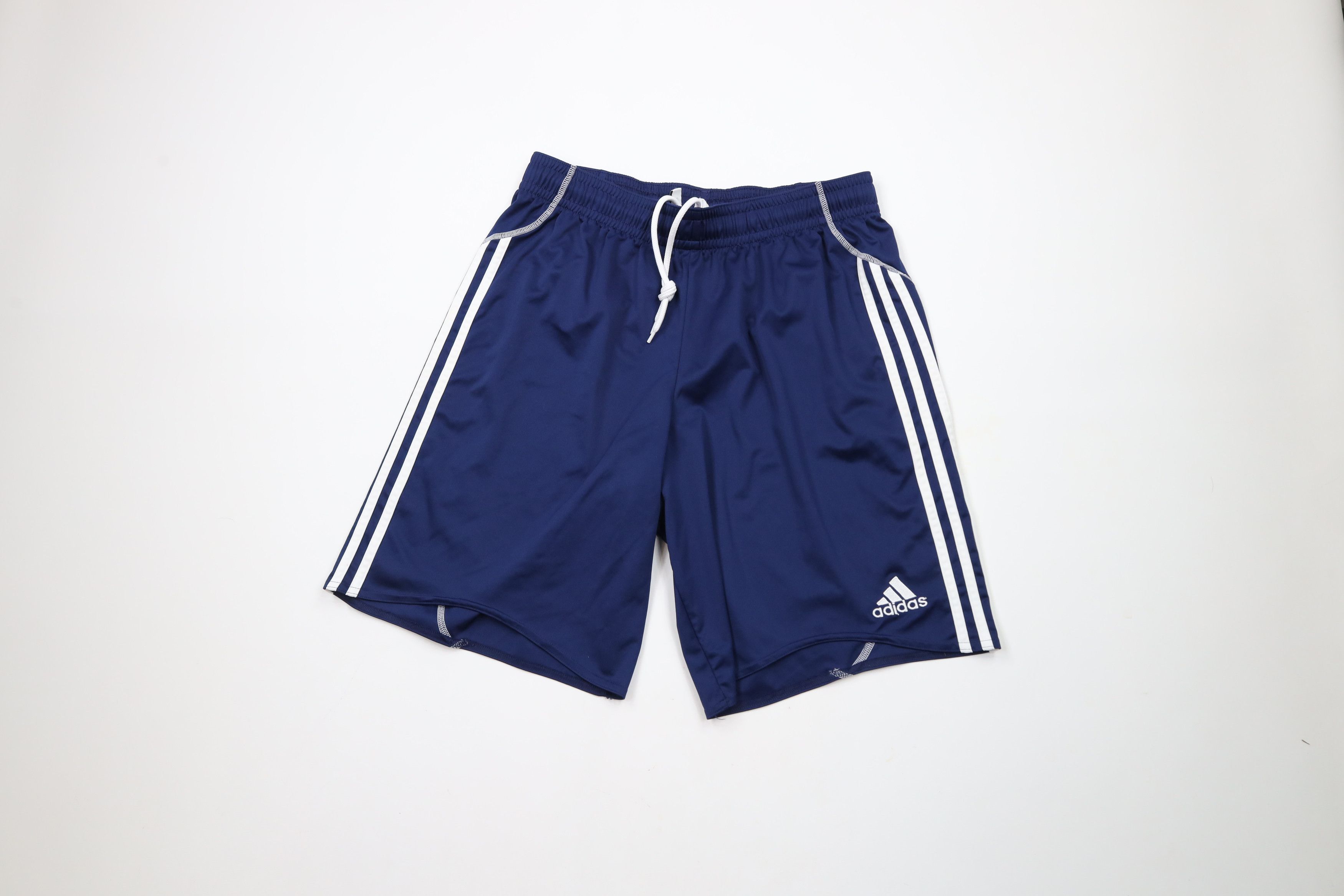 Adidas × Vintage Vintage Adidas Striped Running Jogging Soccer Shorts Blue Size US 36 / EU 52 - 1 Thumbnail