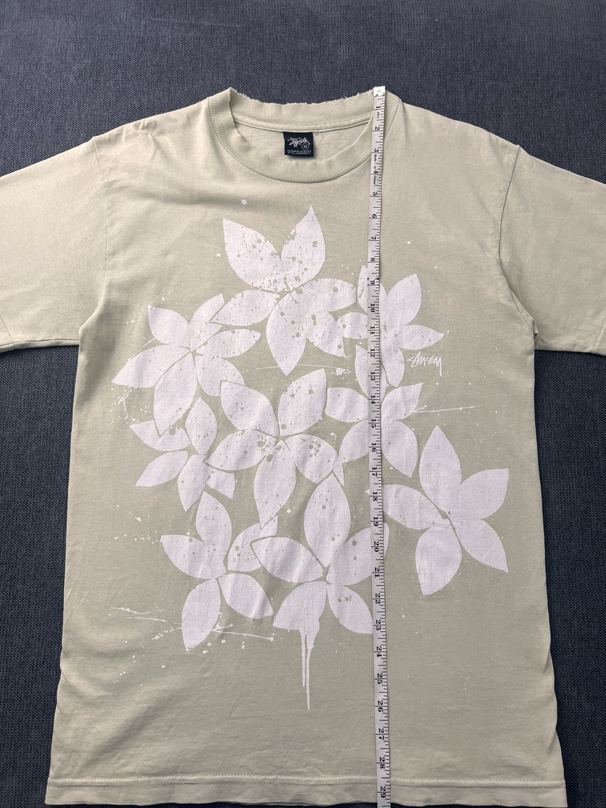 Stussy Stussy Beige Flower print Size US M / EU 48-50 / 2 - 4 Thumbnail