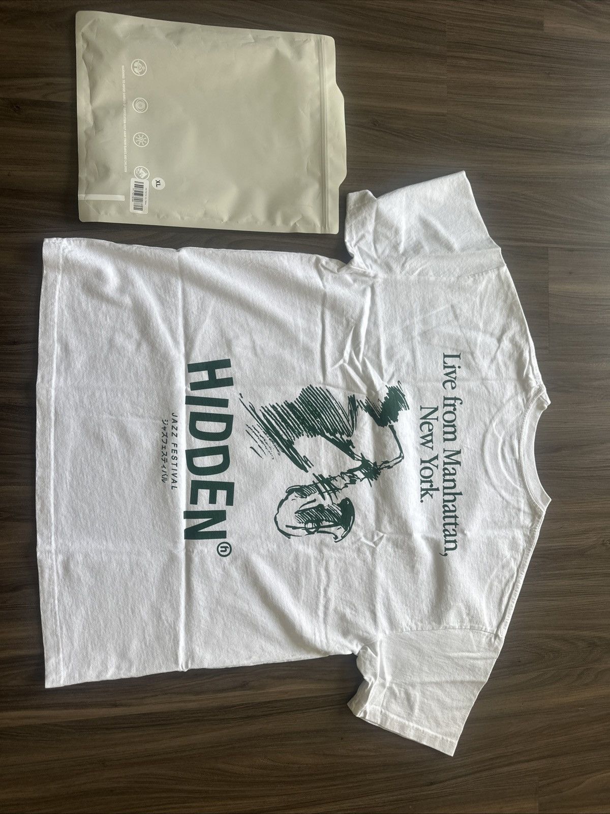 HIDDEN Hidden NY Jazz Festival Tee XL Made in USA Tee Manhattan Size US XL / EU 56 / 4 - 6 Thumbnail