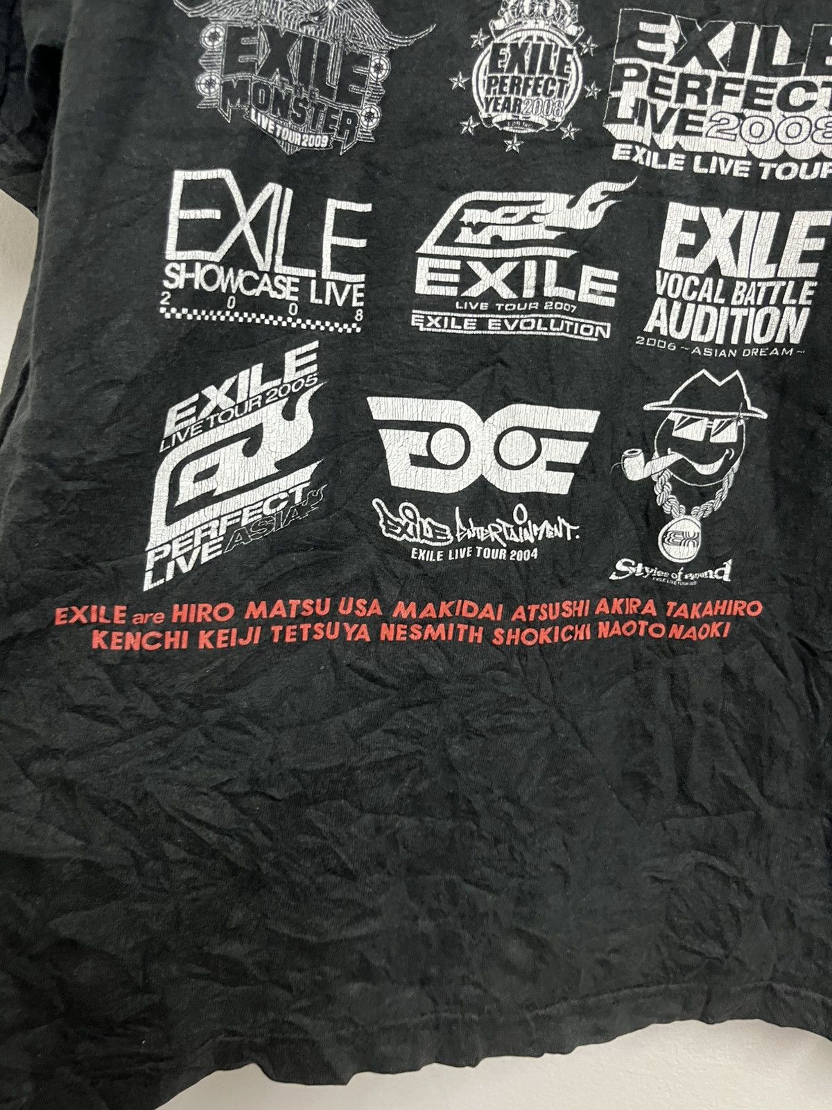 POP MART Exile Live Tour Japan Rock Band Size US L / EU 52-54 / 3 - 13 Thumbnail