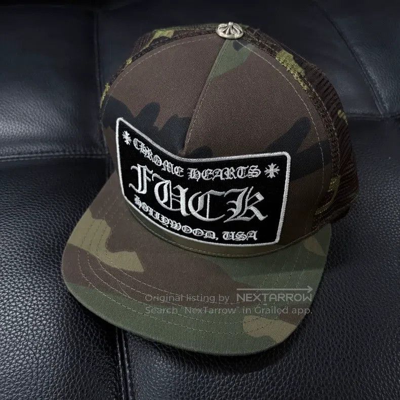 Chrome Hearts CHROME HEARTS Size OS Full camouflage baseball cap Size ONE SIZE - 2 Thumbnail