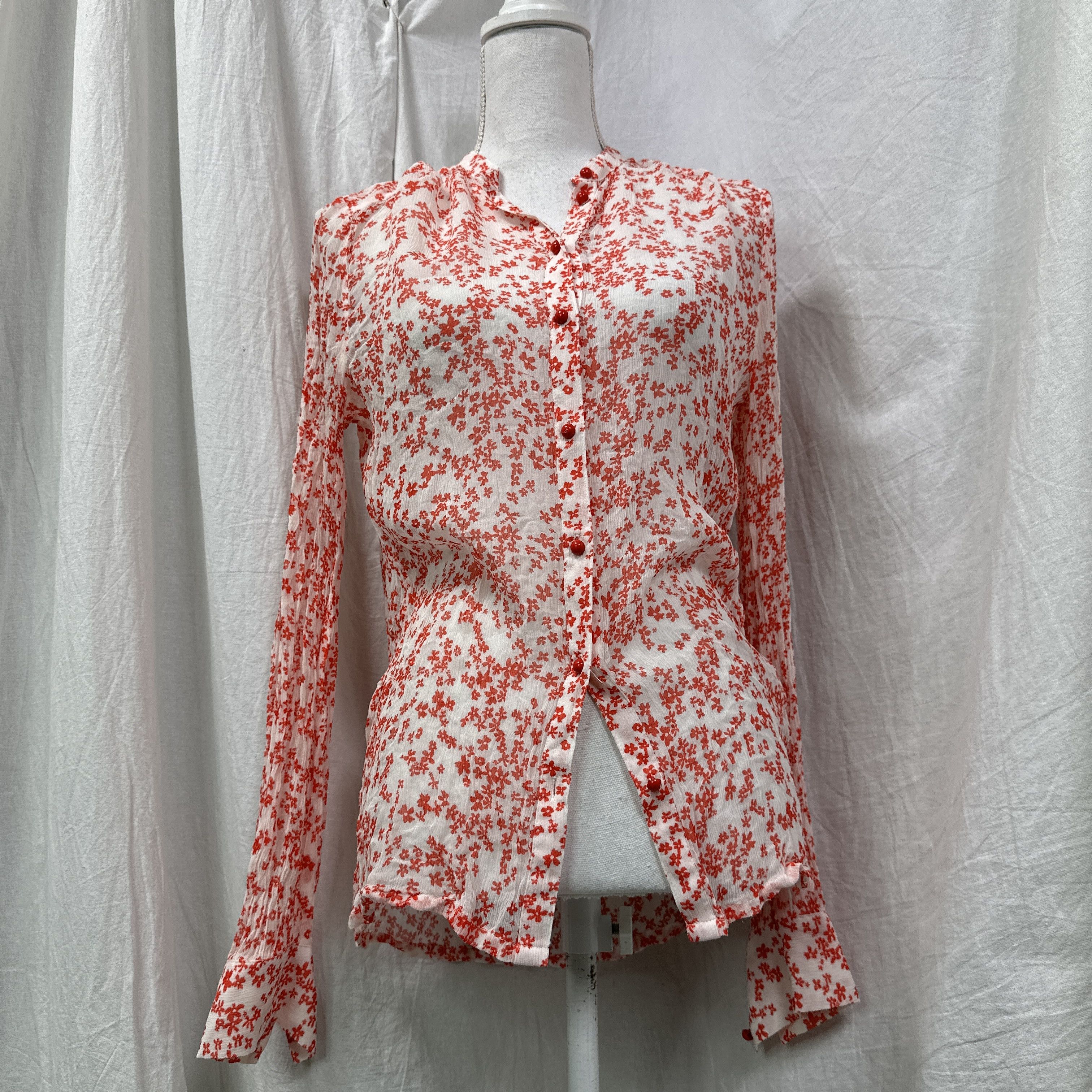 Baum und Pferdgarten Vintage Baum und Pferdgarten Sheer Mesh Flower Shirt Y2K Size M / US 6-8 / IT 42-44 - 5 Thumbnail