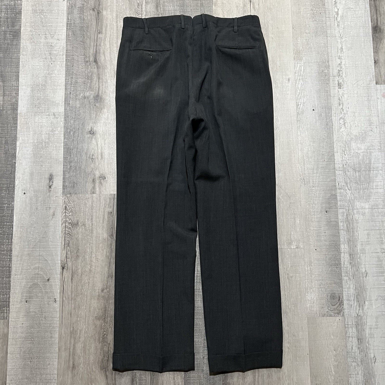 Brooks Brothers VTG Brooks Brothers 346 Trouser Pants Sharkskin Dress Pants Size US 35 - 2 Thumbnail