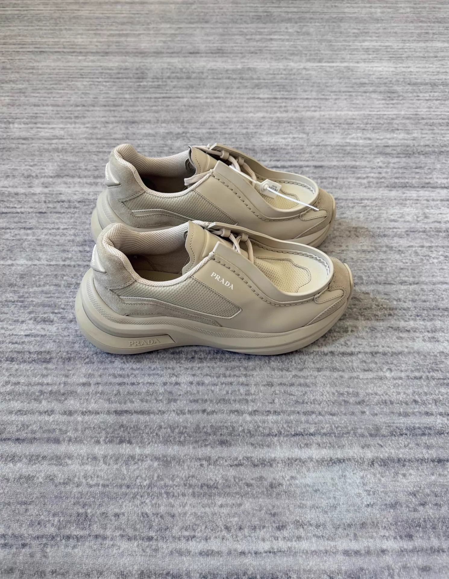 Prada Prada Raf Simons Brushed Sneaker Sand UK6 (40-41) 10/10 Size US 7.5 / EU 40-41 - 2 Thumbnail
