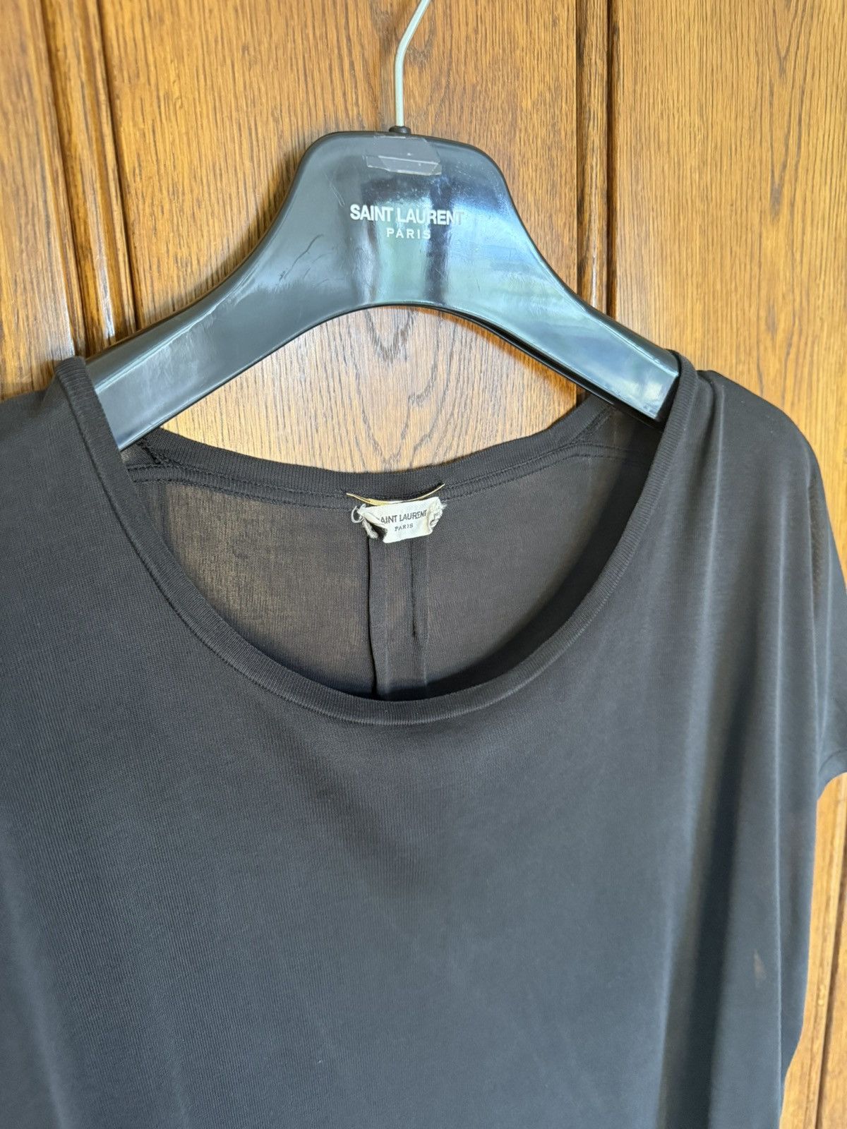 Saint Laurent Paris FW13 Saint Laurent tank sleeveless silk t shirt vest Hedi L Size US L / EU 52-54 / 3 - 12 Thumbnail
