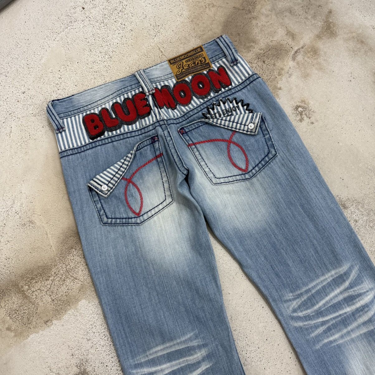 Japanese Brand Blue Moon Bluee Hickory Waist Printed Surfing Clone Devgru Size US 30 / EU 46 - 11 Thumbnail