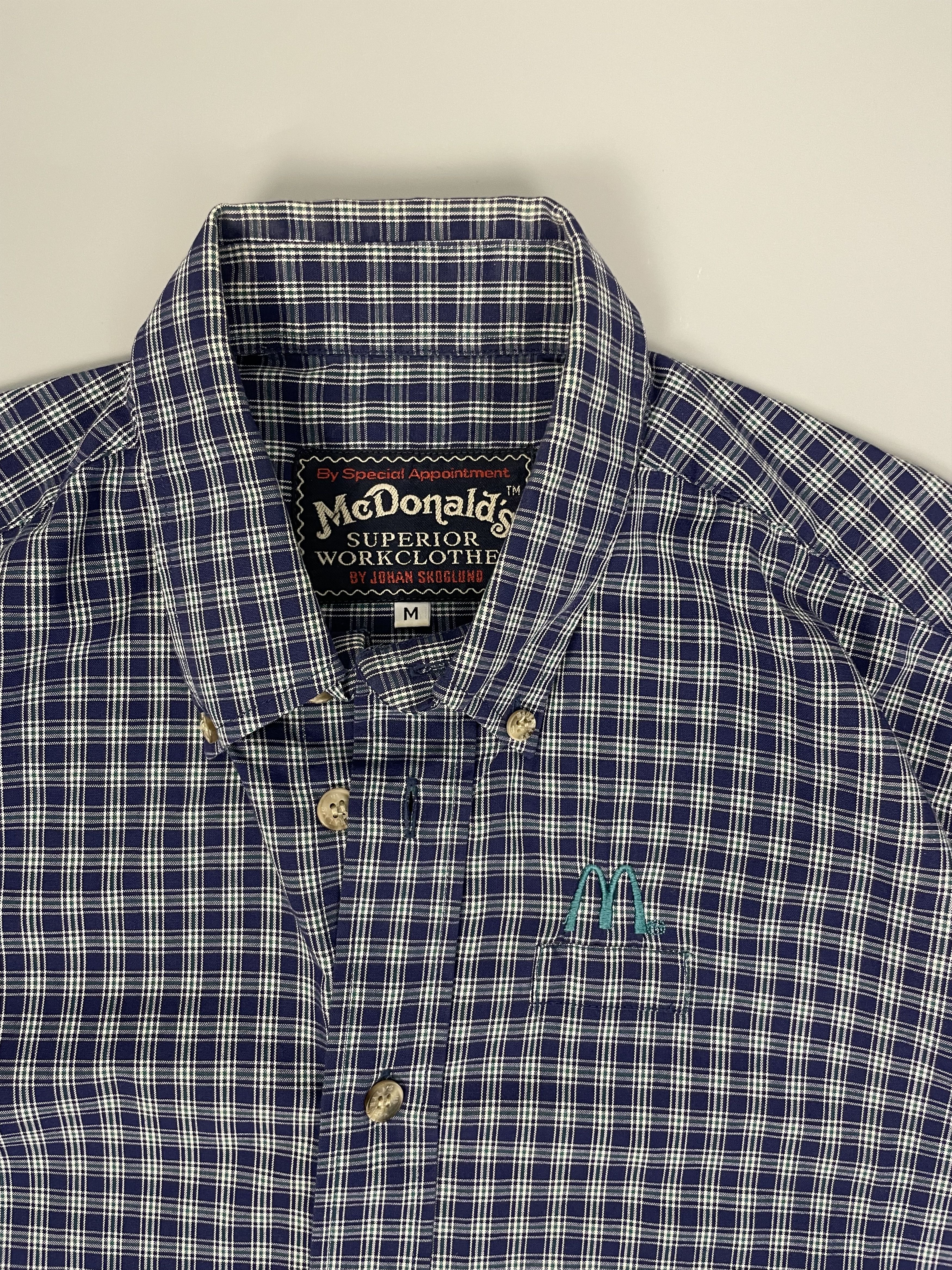 American Apparel × Vintage VINTAGE MCDONALD BY JOHAN SKOGLUND CHECKERED SHIRT Size US M / EU 48-50 / 2 - 4 Thumbnail
