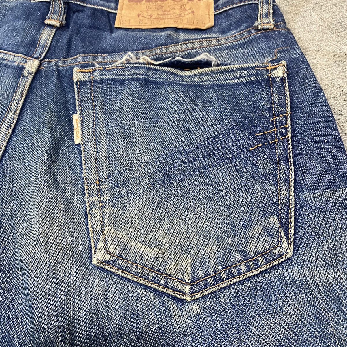 Japanese Brand × Jean × Vintage Vintage Bison Distressed Denim Pants Size US 31 - 10 Thumbnail