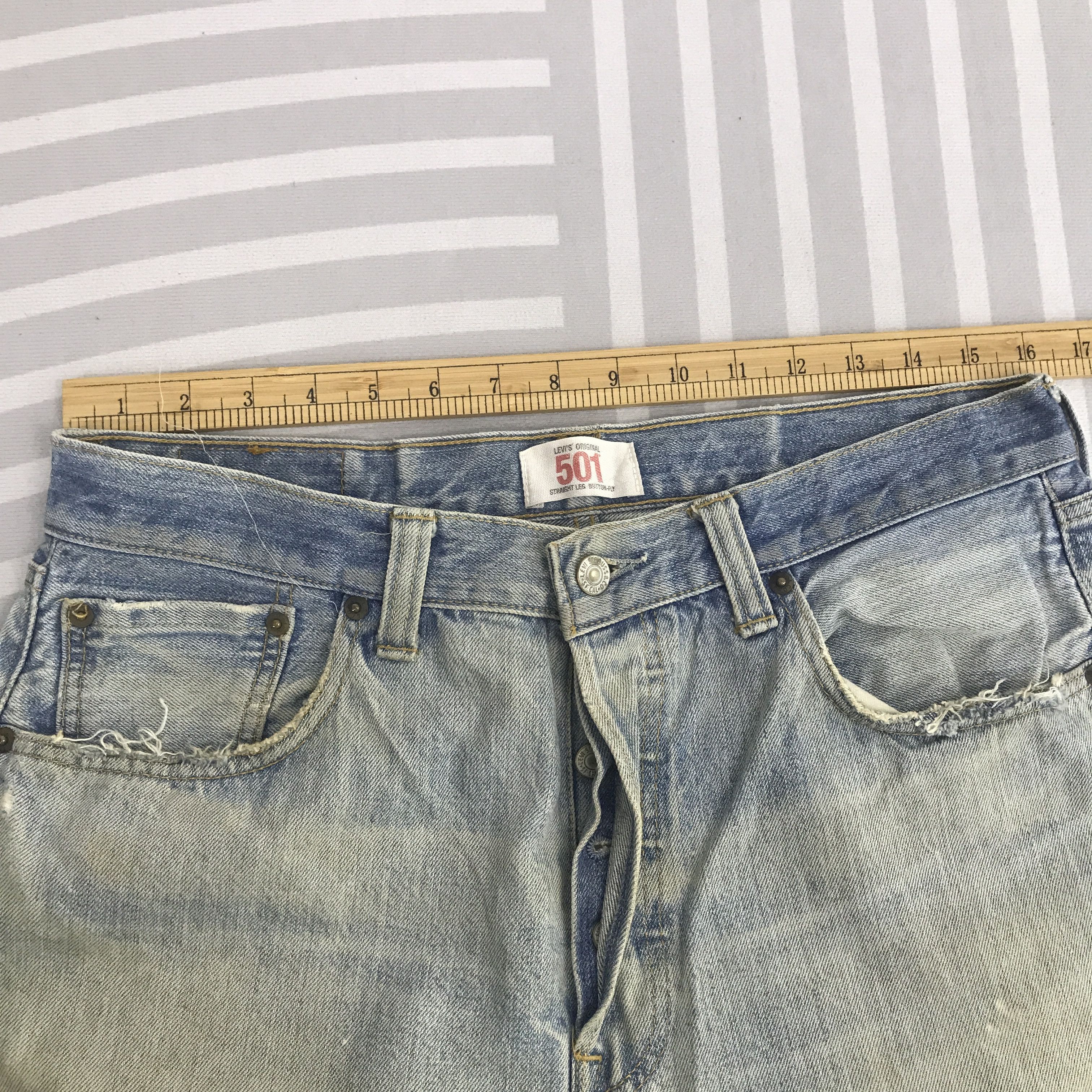 Levi's Vintage Levi's 501 Distressed rusty style Denim jeans Size US 32 / EU 48 - 8 Thumbnail