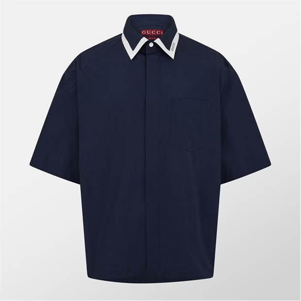 Gucci Short Sleeve Overshirt Size US L / EU 52-54 / 3 - 1 Thumbnail