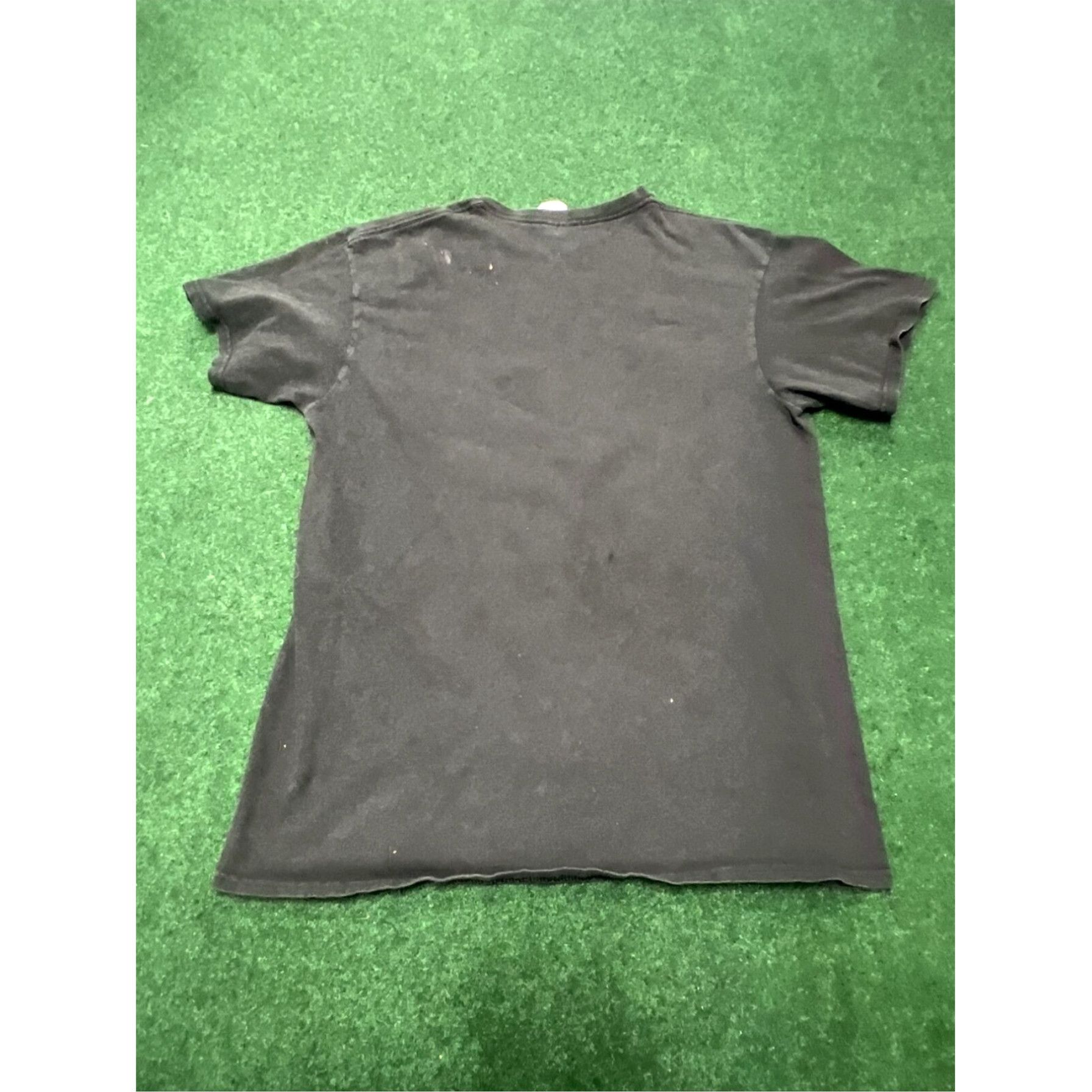 Delta Mens T-Shirt Medium Space Cats Cosmic Laser Eyes Black Neon Pink Glasses Retro Size US M / EU 48-50 / 2 - 6 Thumbnail