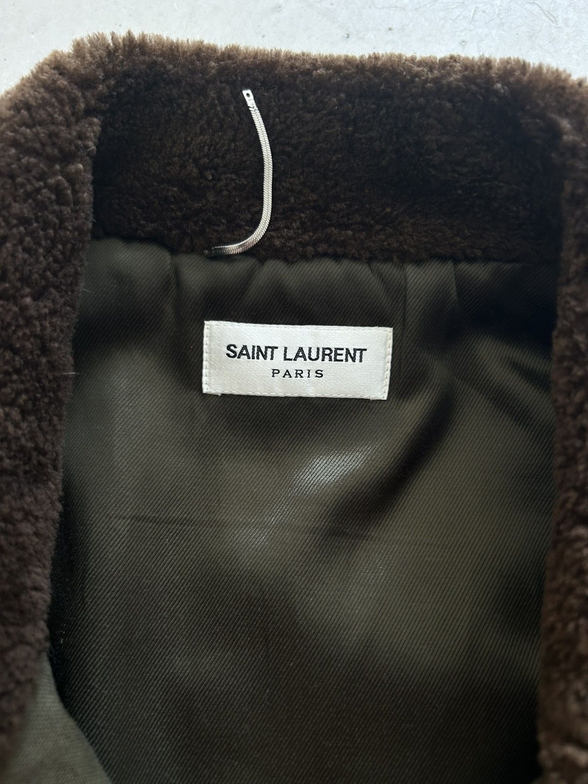 Saint Laurent Paris Saint Laurent Paris Light khaki jacket Size US L / EU 52-54 / 3 - 3 Thumbnail