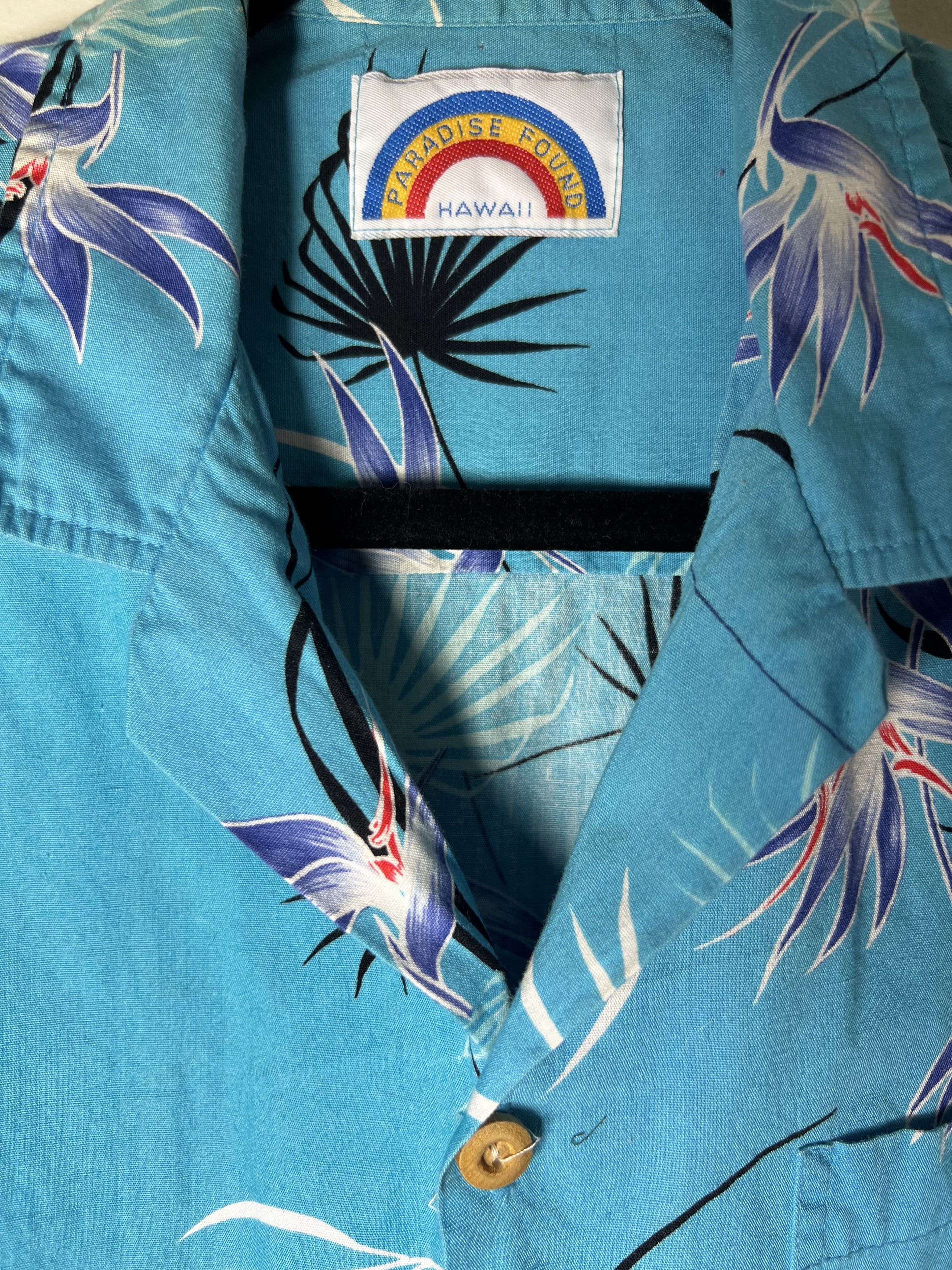 Paradise Found Vintage Paradise Found Hawaii Floral Print Button Up Size US S / EU 44-46 / 1 - 3 Thumbnail