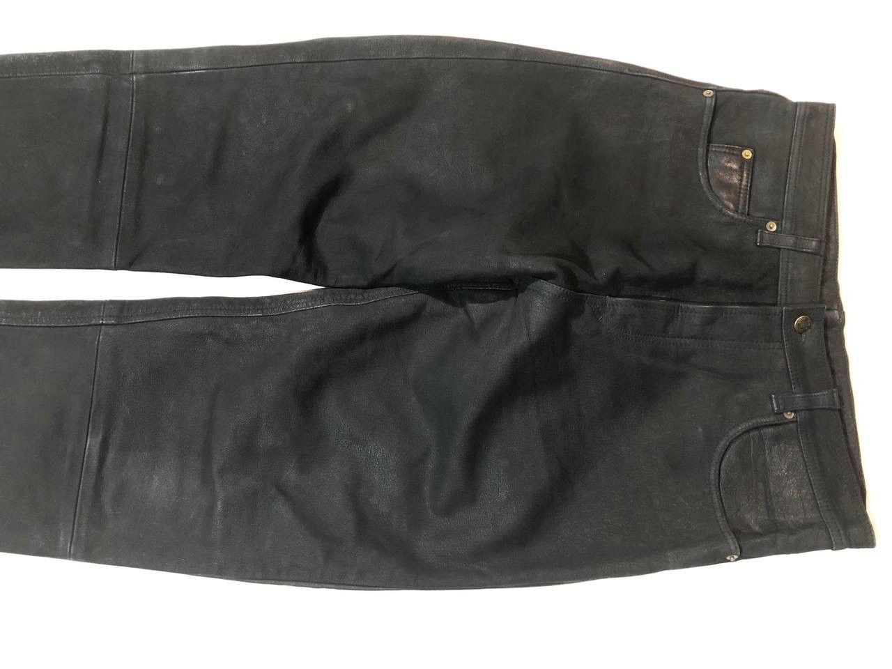 Leather × Vintage Off Set Vintage Leather Racing Moto Pants Size US 32 / EU 48 - 5 Thumbnail