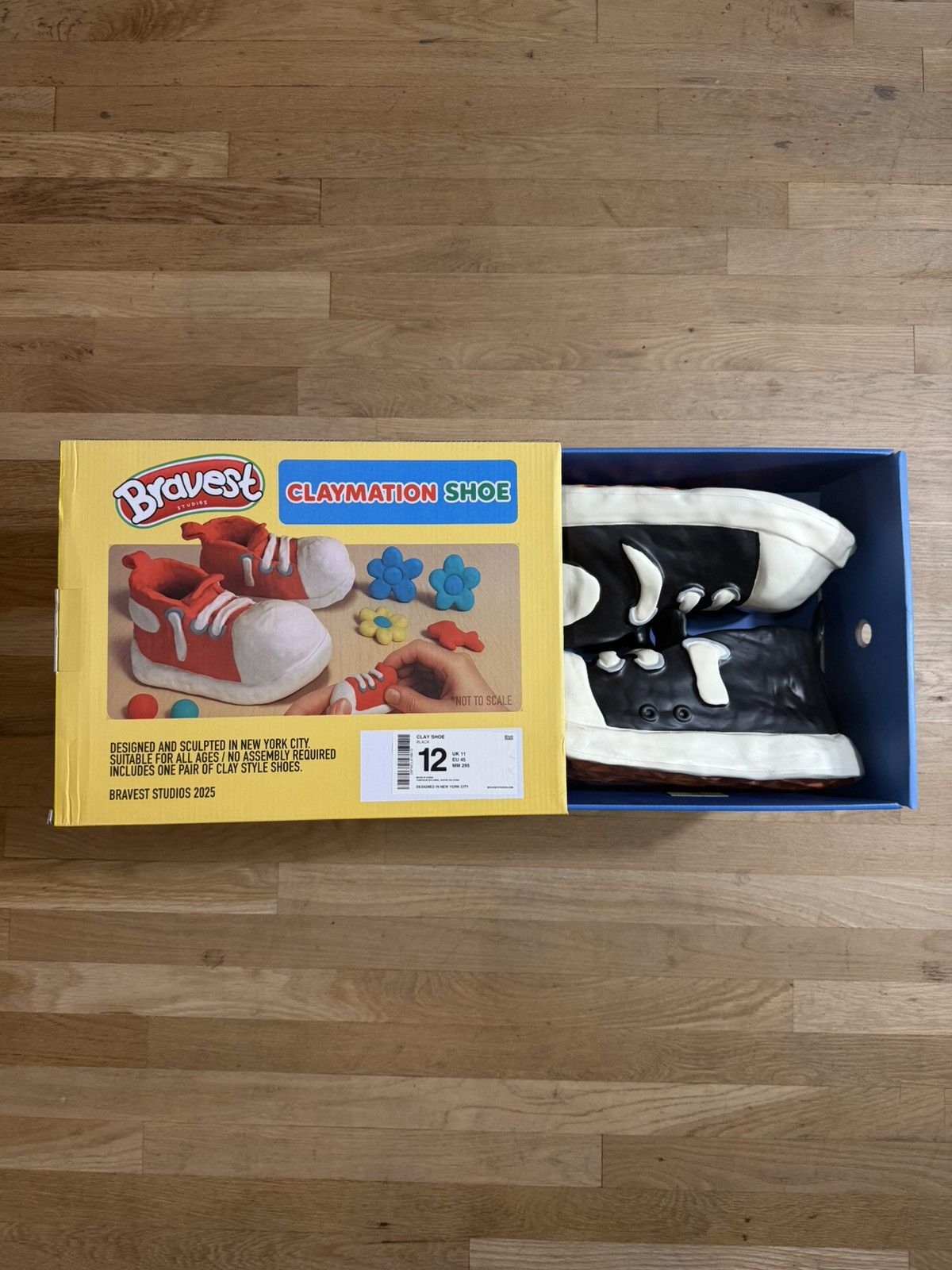 Bravest Studios Bravest Studios Claymation shoes (BLACK) Size US 12 / EU 45 - 1 Thumbnail