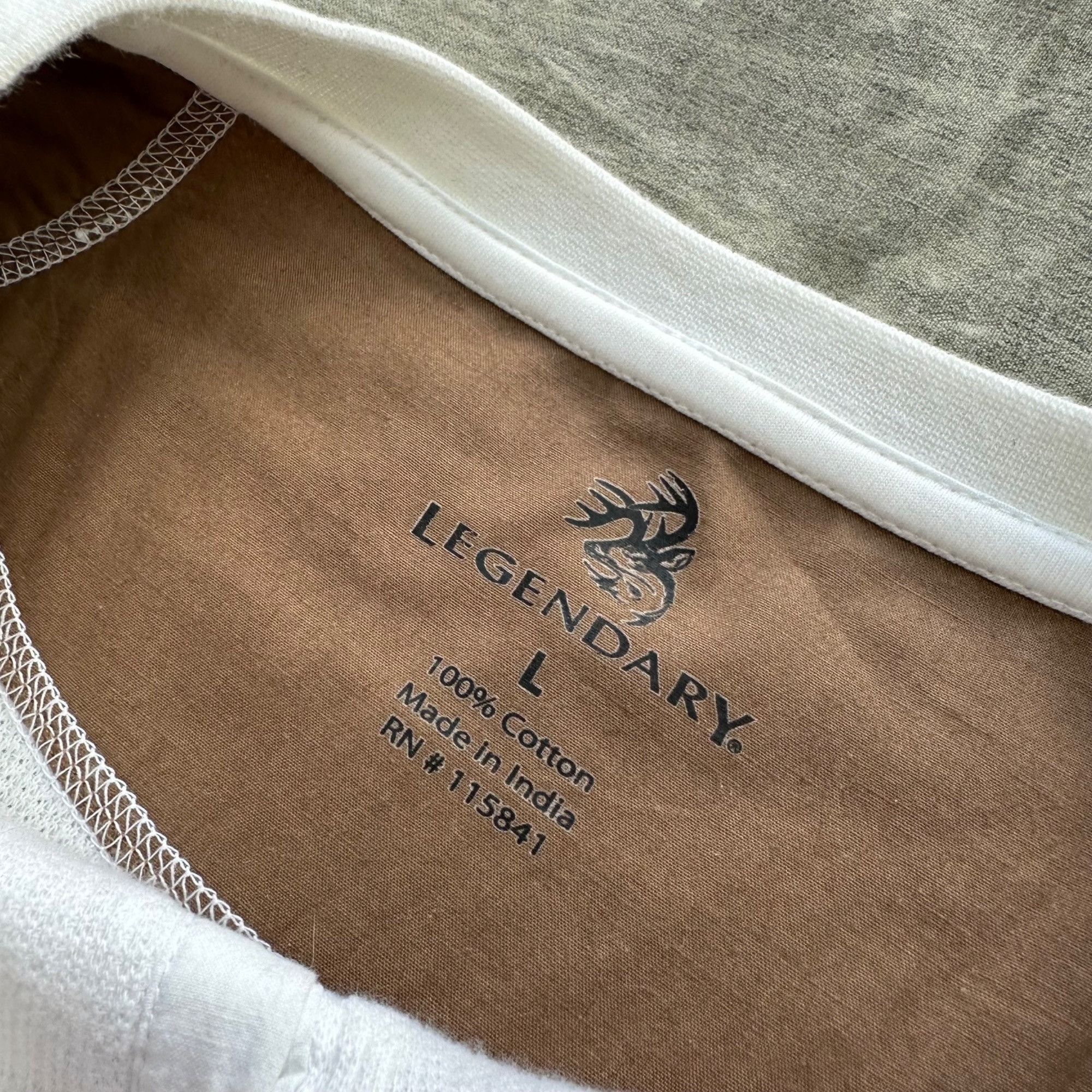 Vintage Vintage Y2K Legendary Deer Art Thermal 2 Tone Henley Longsle Size US L / EU 52-54 / 3 - 2 Thumbnail