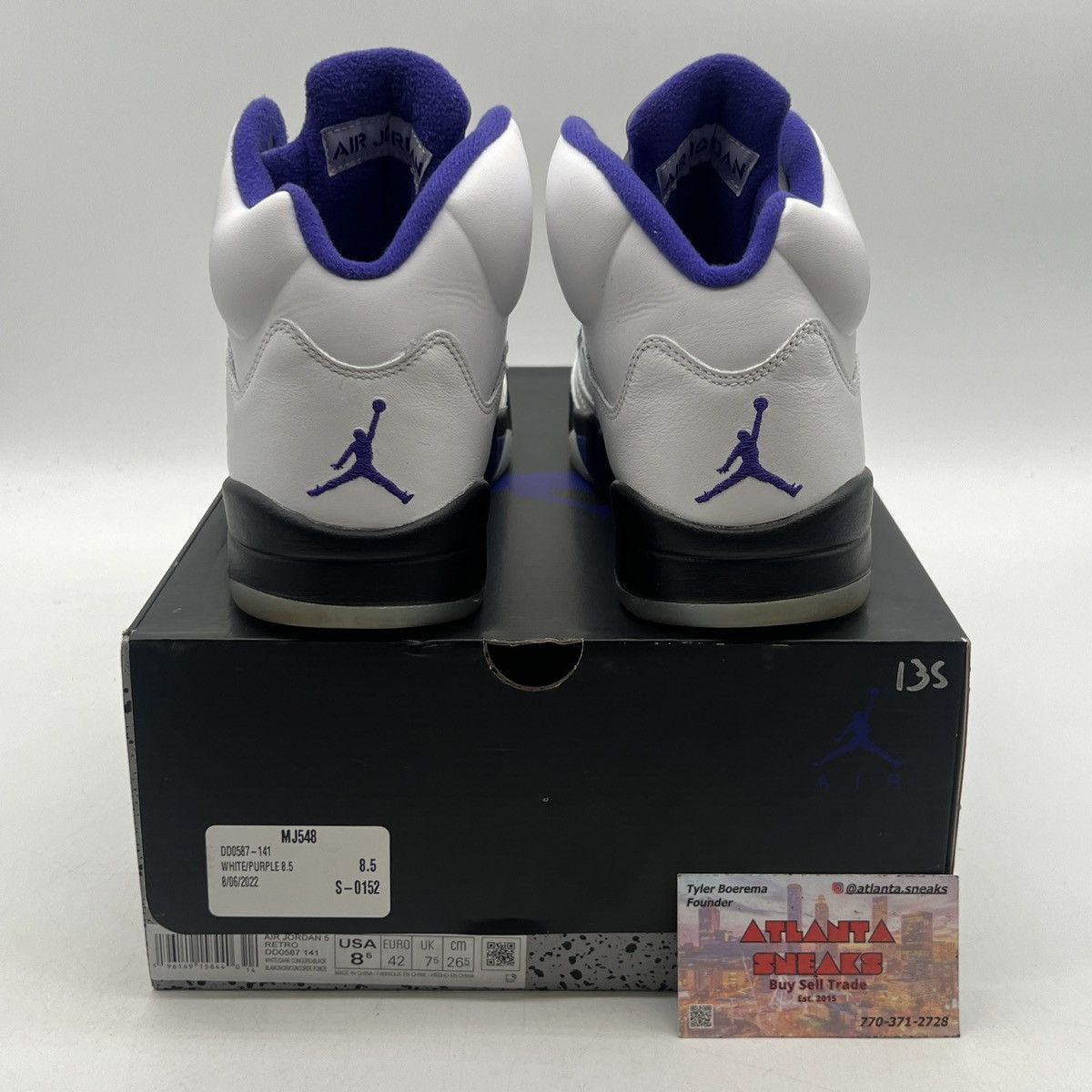 Jordan Brand Air Jordan 5 concord Size US 8.5 / EU 41-42 - 3 Thumbnail