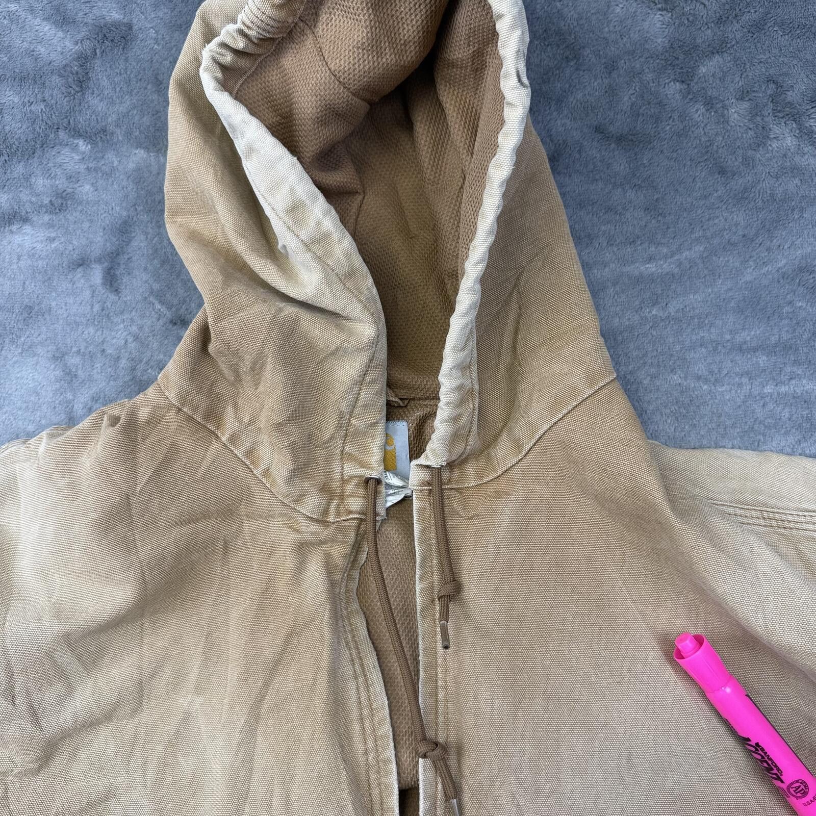 Carhartt Carhartt Style Duck Canvas Hooded Jacket Size US XL / EU 56 / 4 - 6 Thumbnail