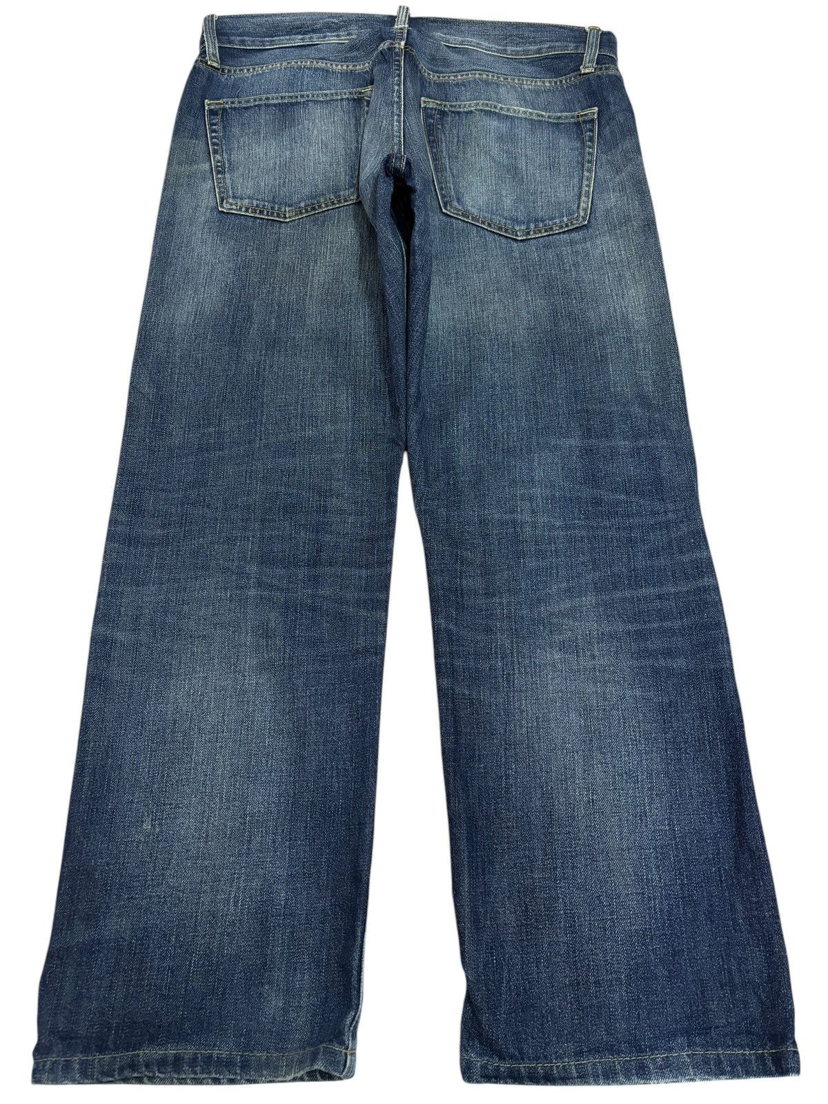 Kaihara Denim × Self Edge Vintage Kaihara Uniqlo Selvedge Blue Indigo Jeans Size US 35 - 3 Thumbnail