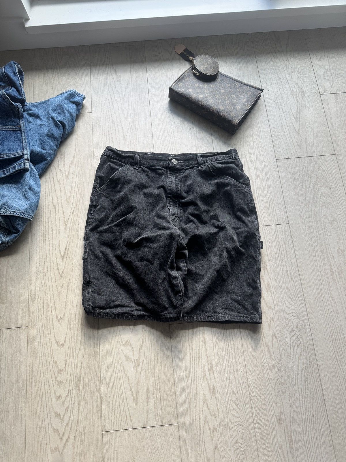 Wrangler BLACK WRANGLER SHORTS WOOOOOOOOOOO Size US 34 / EU 50 - 1 Thumbnail