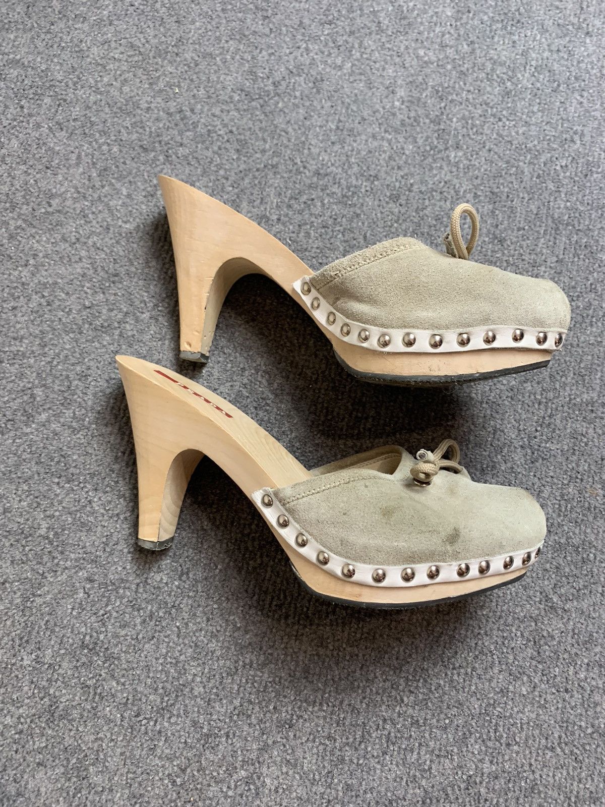 Prada Vintage Prada wool heels Size US 7 / IT 37 - 3 Thumbnail
