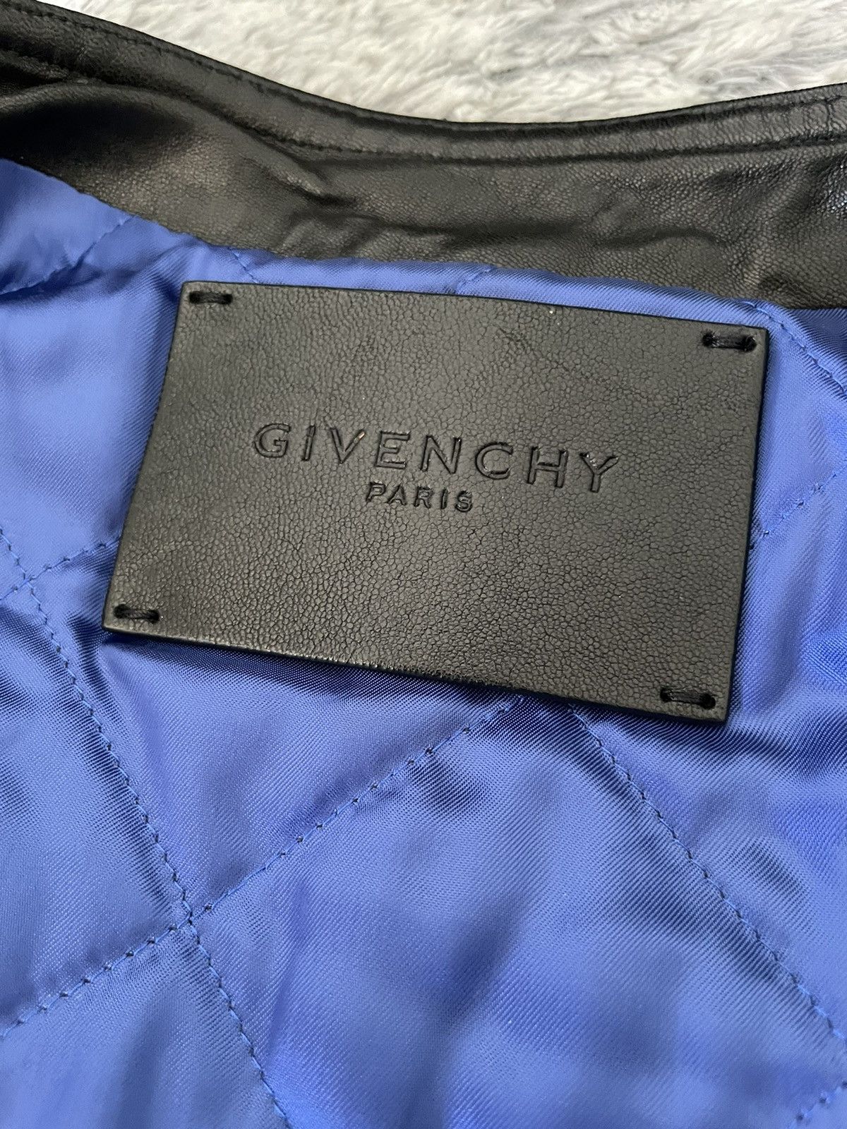 Givenchy Givenchy Logo Biker Moto Leather Jacket Size US M / EU 48-50 / 2 - 3 Thumbnail