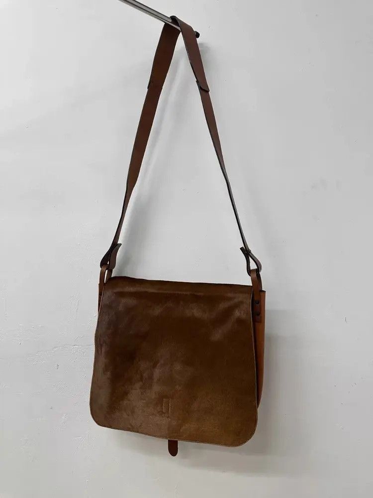 Dries Van Noten Dries Van Noten Horse Hear Leather Shoulder Bag Size ONE SIZE - 1 Thumbnail