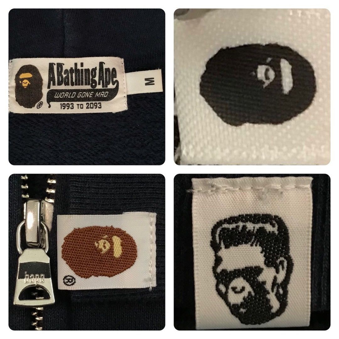Bape BAPE logo multi fonts shark full zip hoodie a bathing ape Size US M / EU 48-50 / 2 - 8 Thumbnail