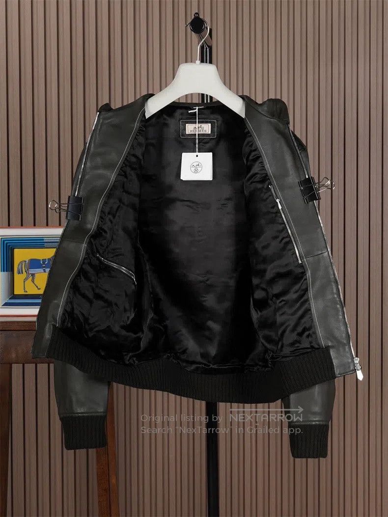 Hermes Hermes Crocodile leather jacket Size US M / EU 48-50 / 2 - 4 Thumbnail