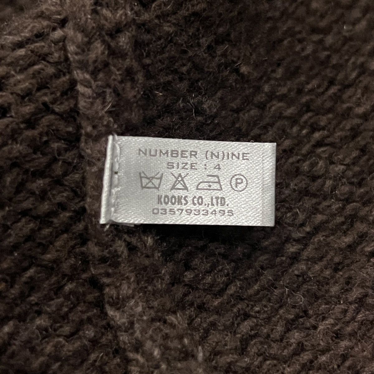 Number (N)ine Number (N)ine AW02 Oversized Knit Sweater Size US XL / EU 56 / 4 - 10 Thumbnail