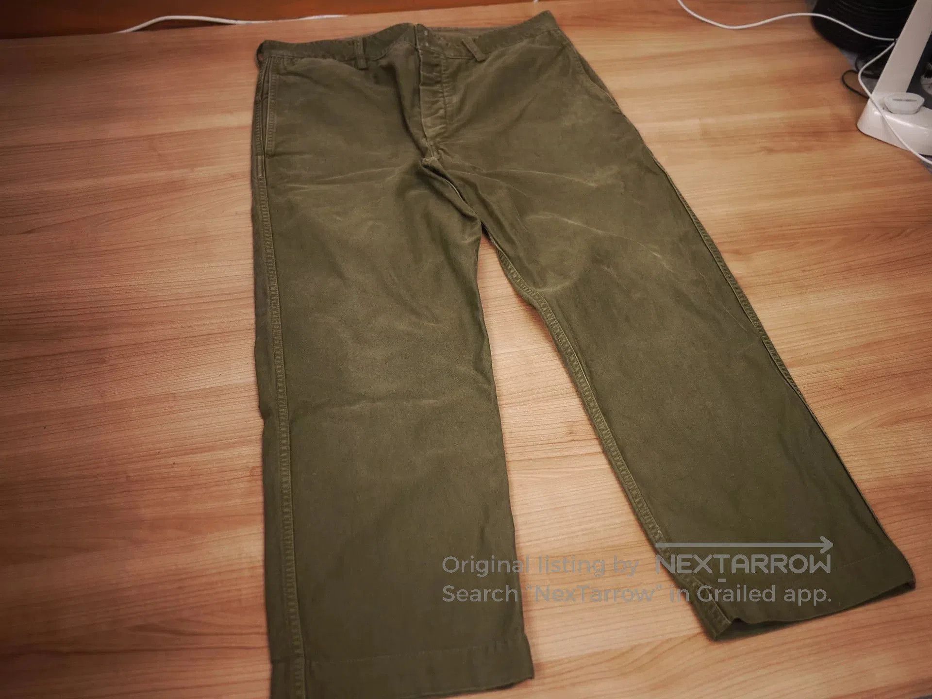 Visvim visvim pastoral pants olive green chinos. Size US 44 / EU 60 - 2 Thumbnail