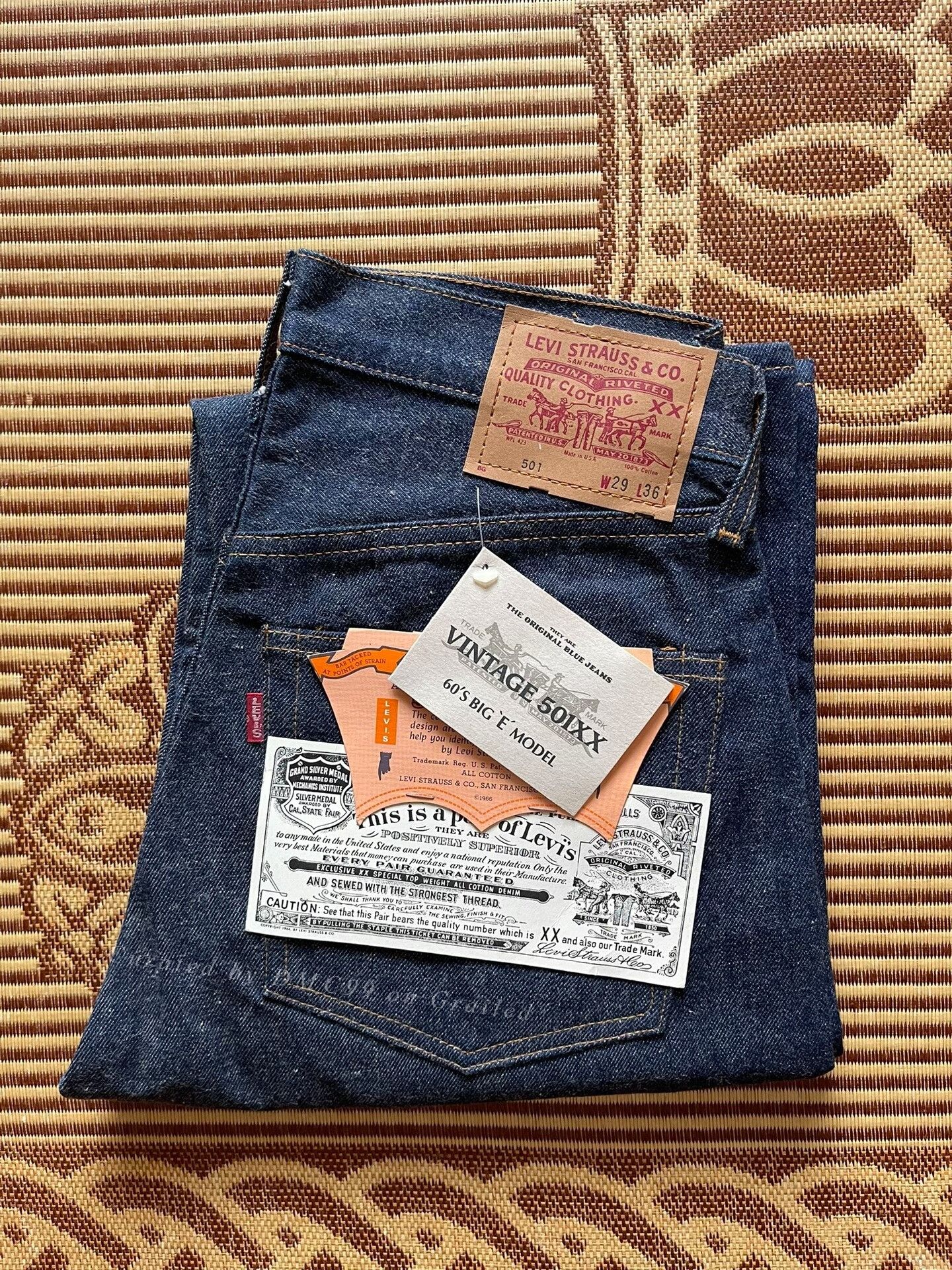Levi's Vintage Clothing Levi's LVC 555 501xx 1966 Jeans Size US 29 - 1 Thumbnail