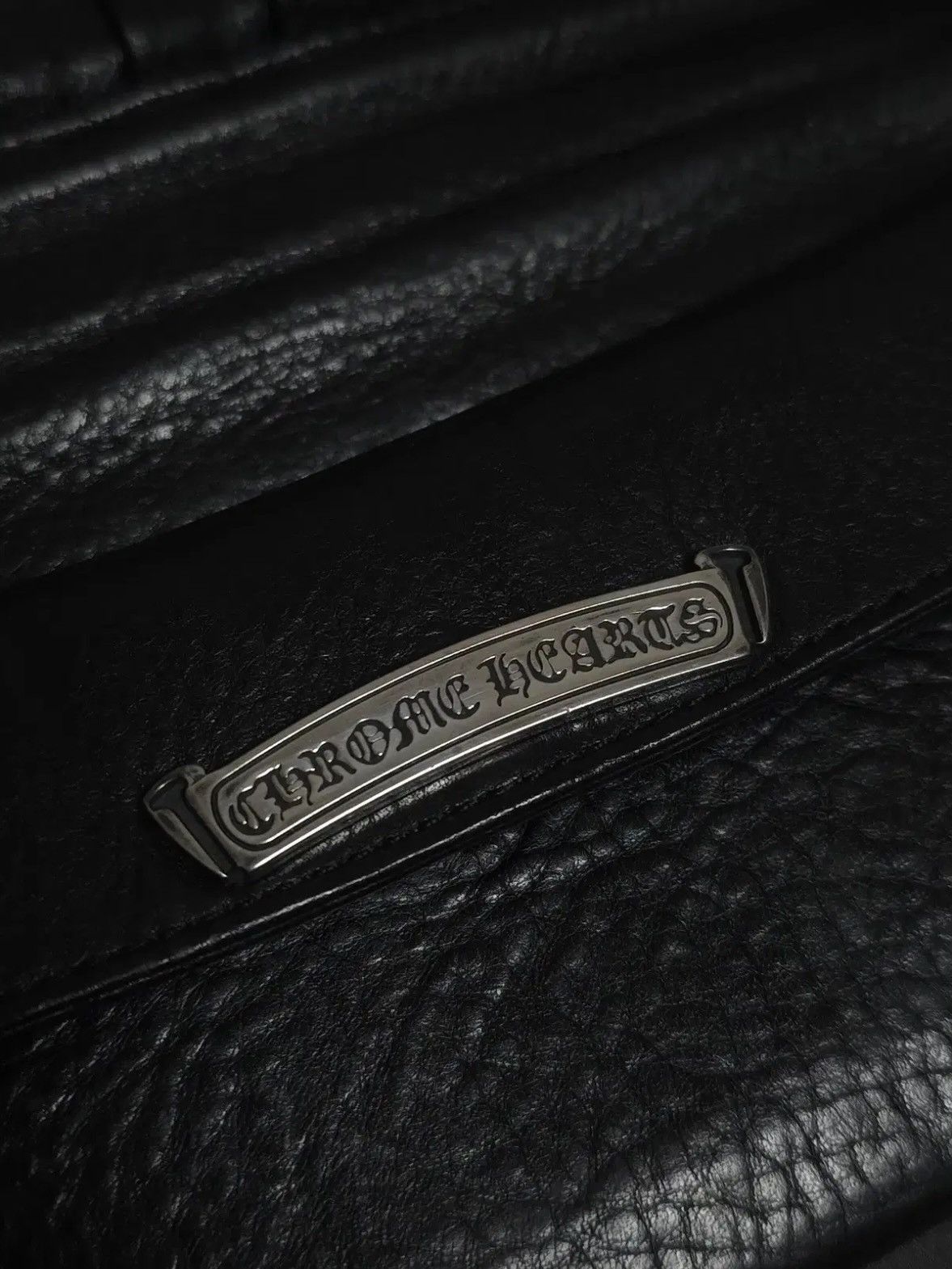Chrome Hearts Cross Button Heavy Leather Long Wallet Size ONE SIZE - 9 Thumbnail