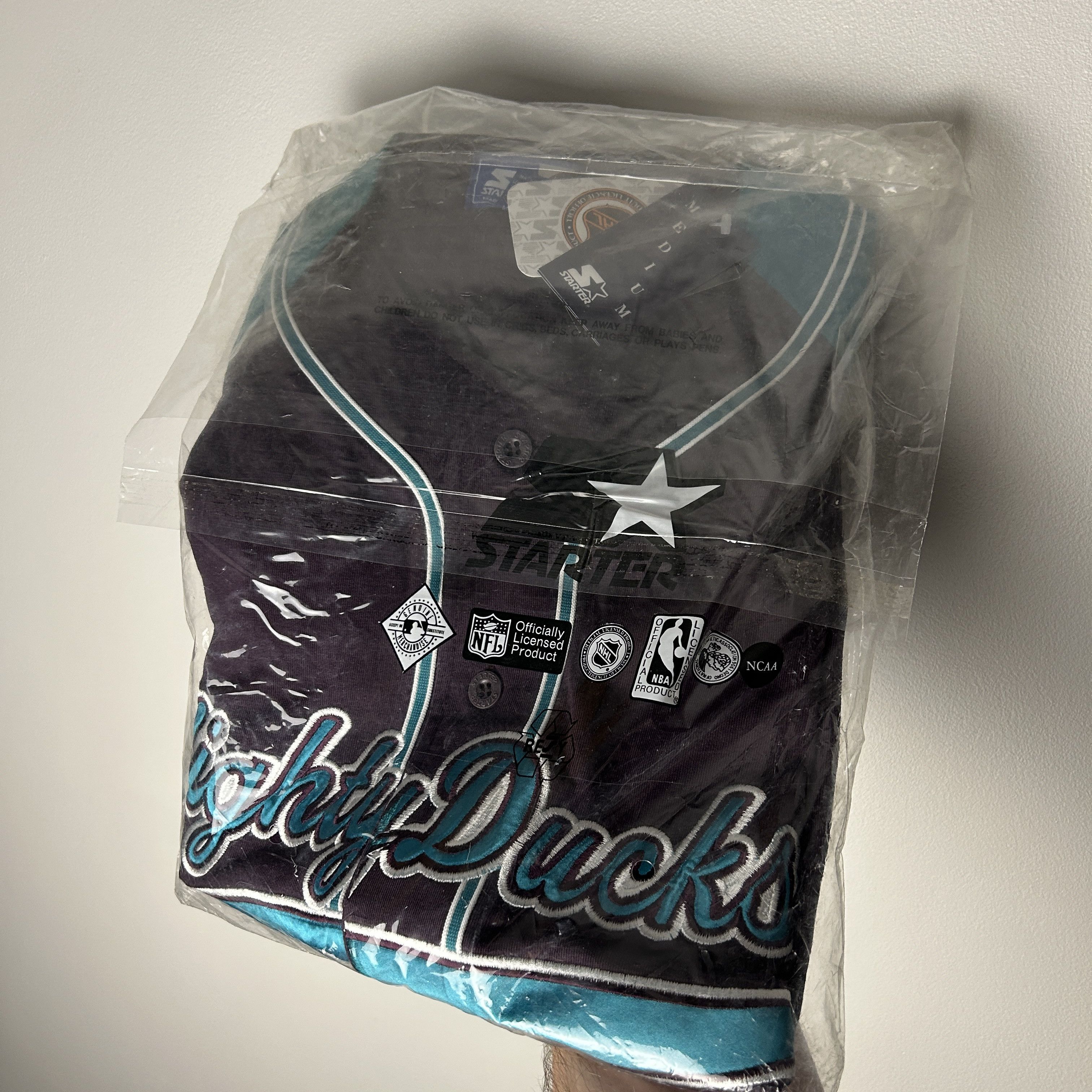 Starter Vintage Mighty Ducks 90’s Starter NHL Jersey Size US M / EU 48-50 / 2 - 6 Thumbnail