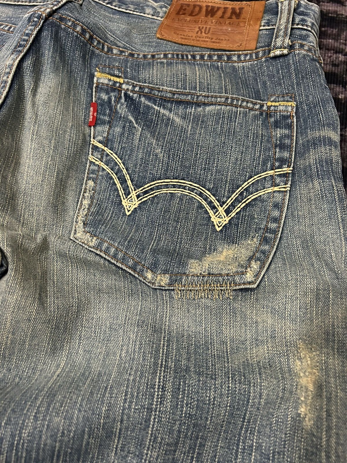 Edwin Vintage Edwin Japan Distressed Jeans Size US 36 / EU 52 - 11 Thumbnail