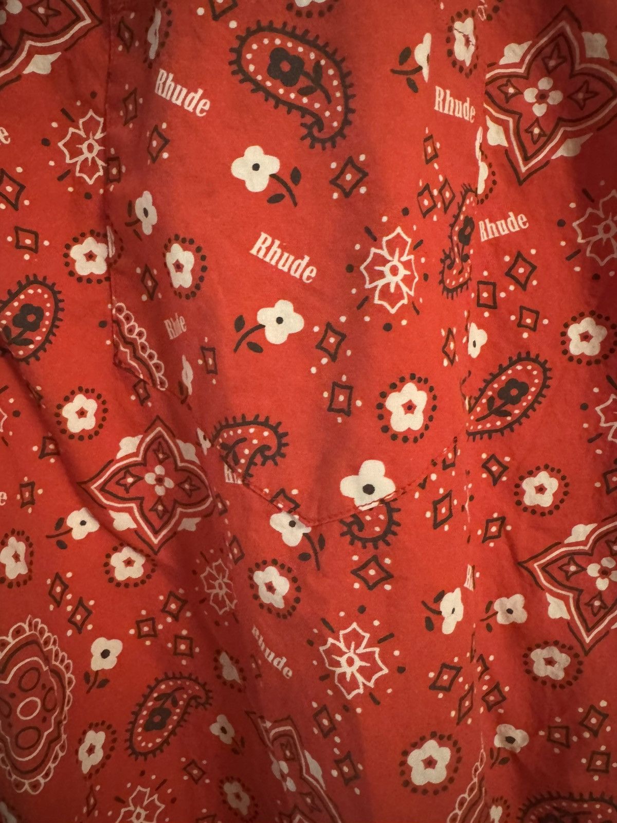 Rhude Rhude Bandana Shirt Size US XL / EU 56 / 4 - 2 Thumbnail