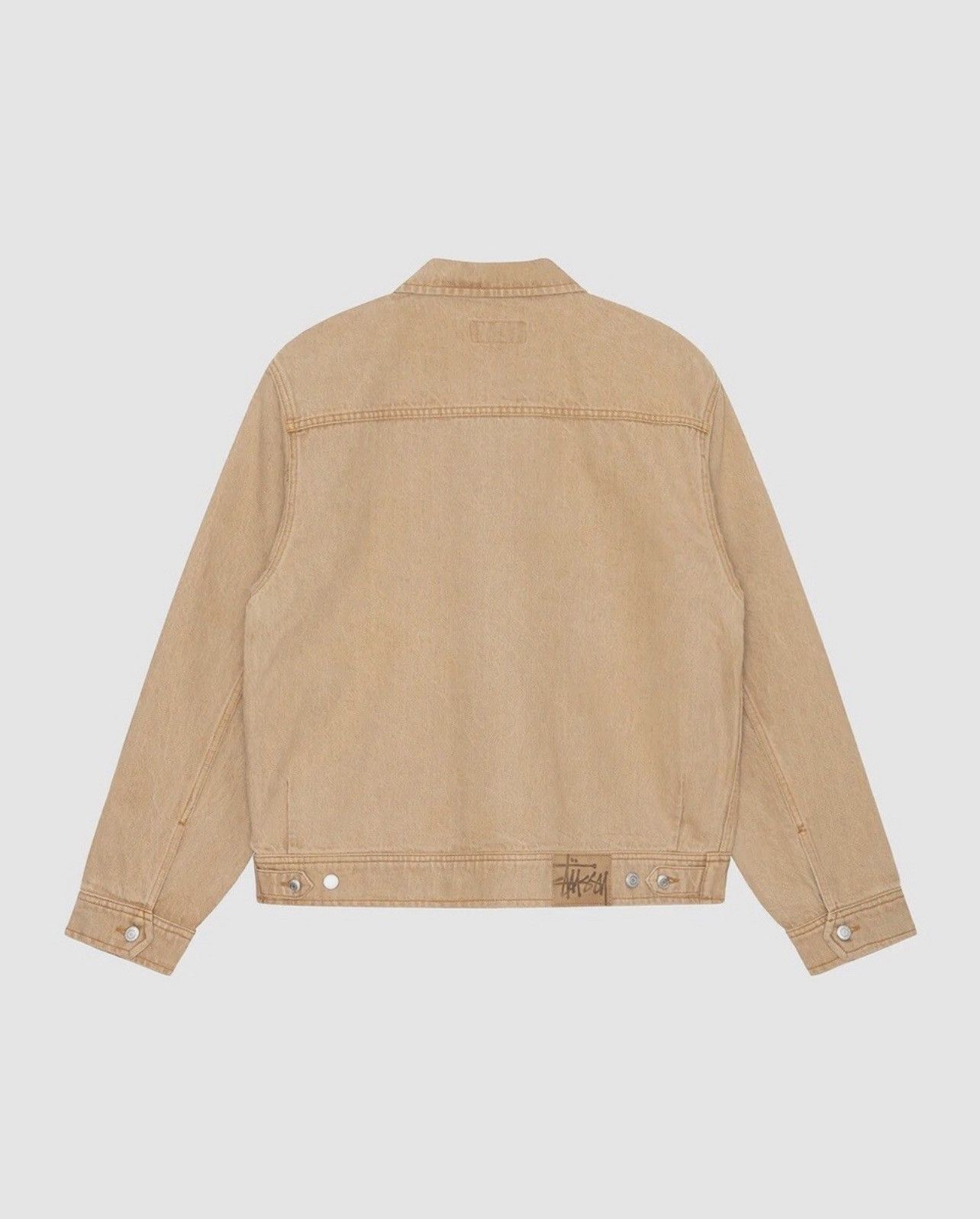 Stussy Stussy Denim Zip Up Work Jacket “Sand” Medium Size US M / EU 48-50 / 2 - 2 Thumbnail