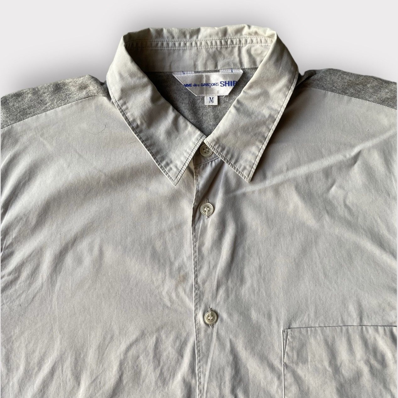 Comme des Garcons CDG Shirt Line Mix Fabric Shirt Size US M / EU 48-50 / 2 - 2 Thumbnail